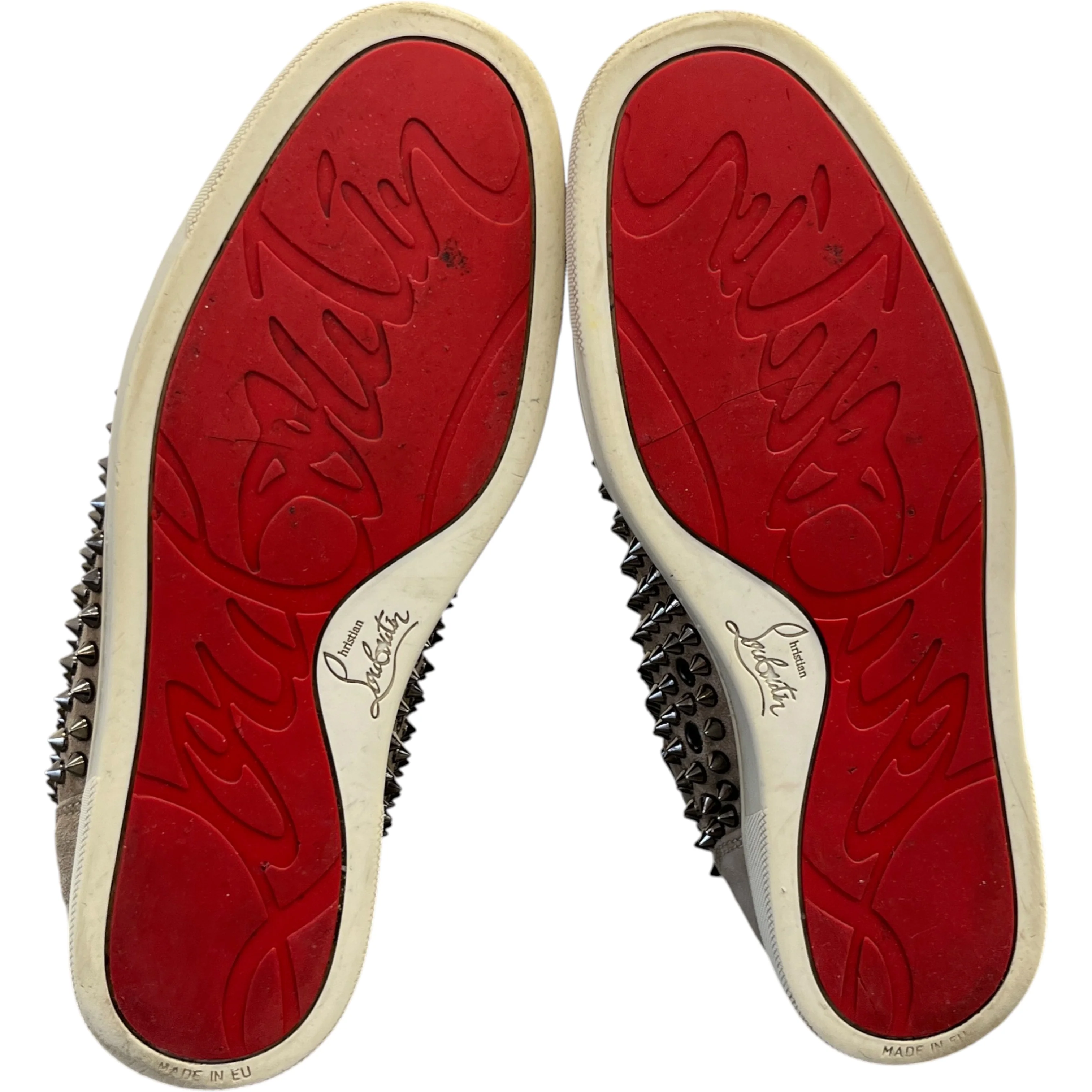 Men's Spikes High Trainers Beige Size EU 40 / UK 6 - Image 11