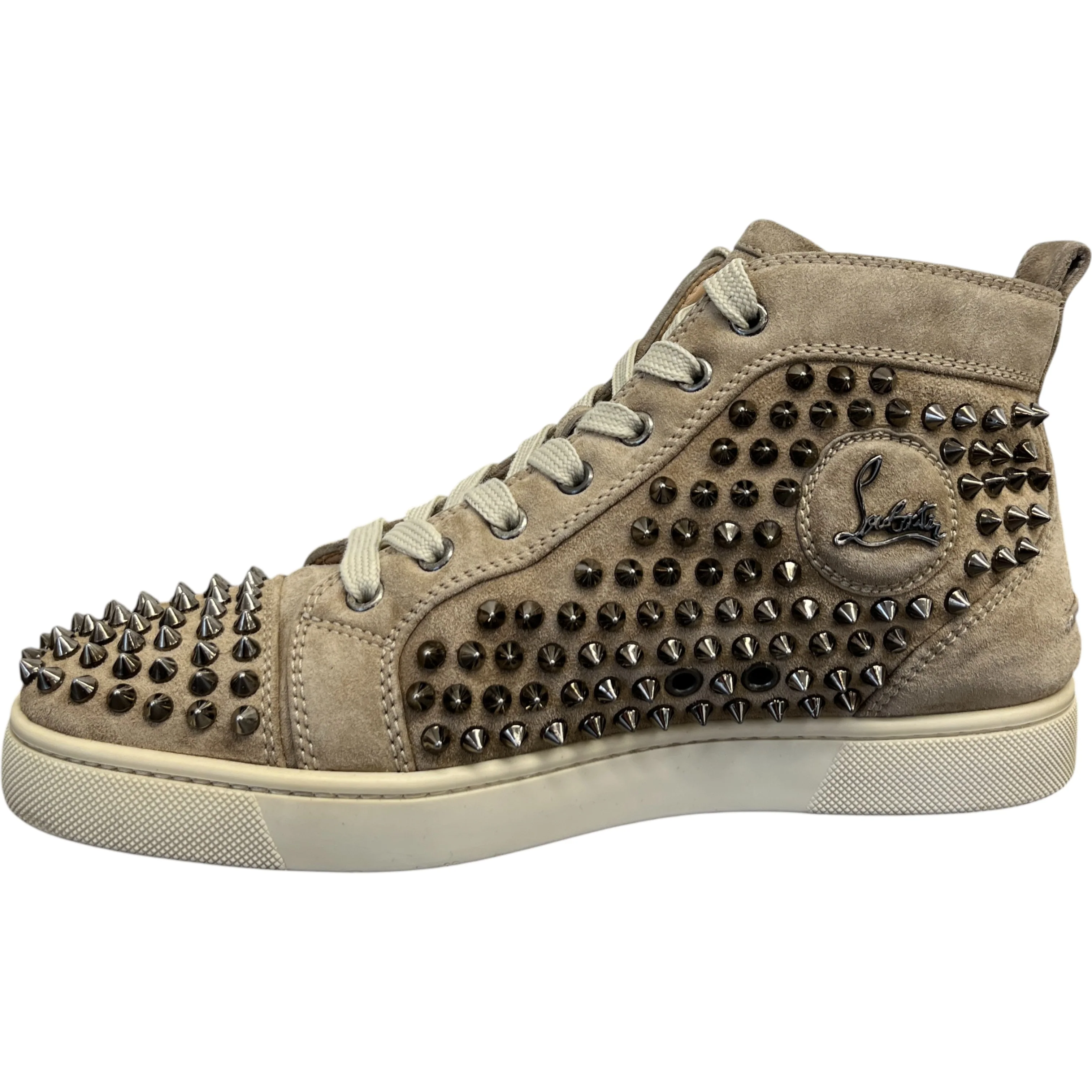 Men's Spikes High Trainers Beige Size EU 40 / UK 6 - Image 2