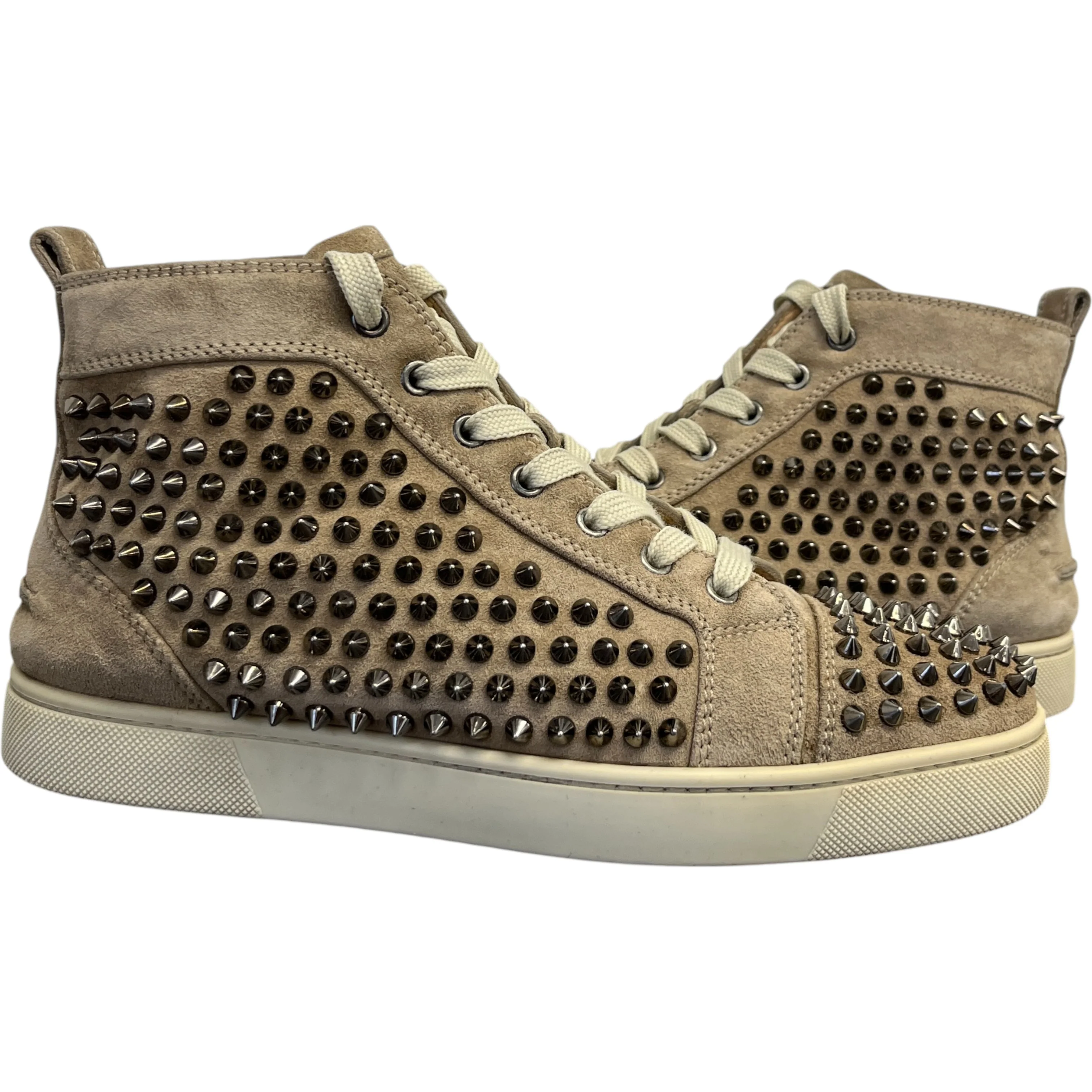 Men's Spikes High Trainers Beige Size EU 40 / UK 6 - Image 3