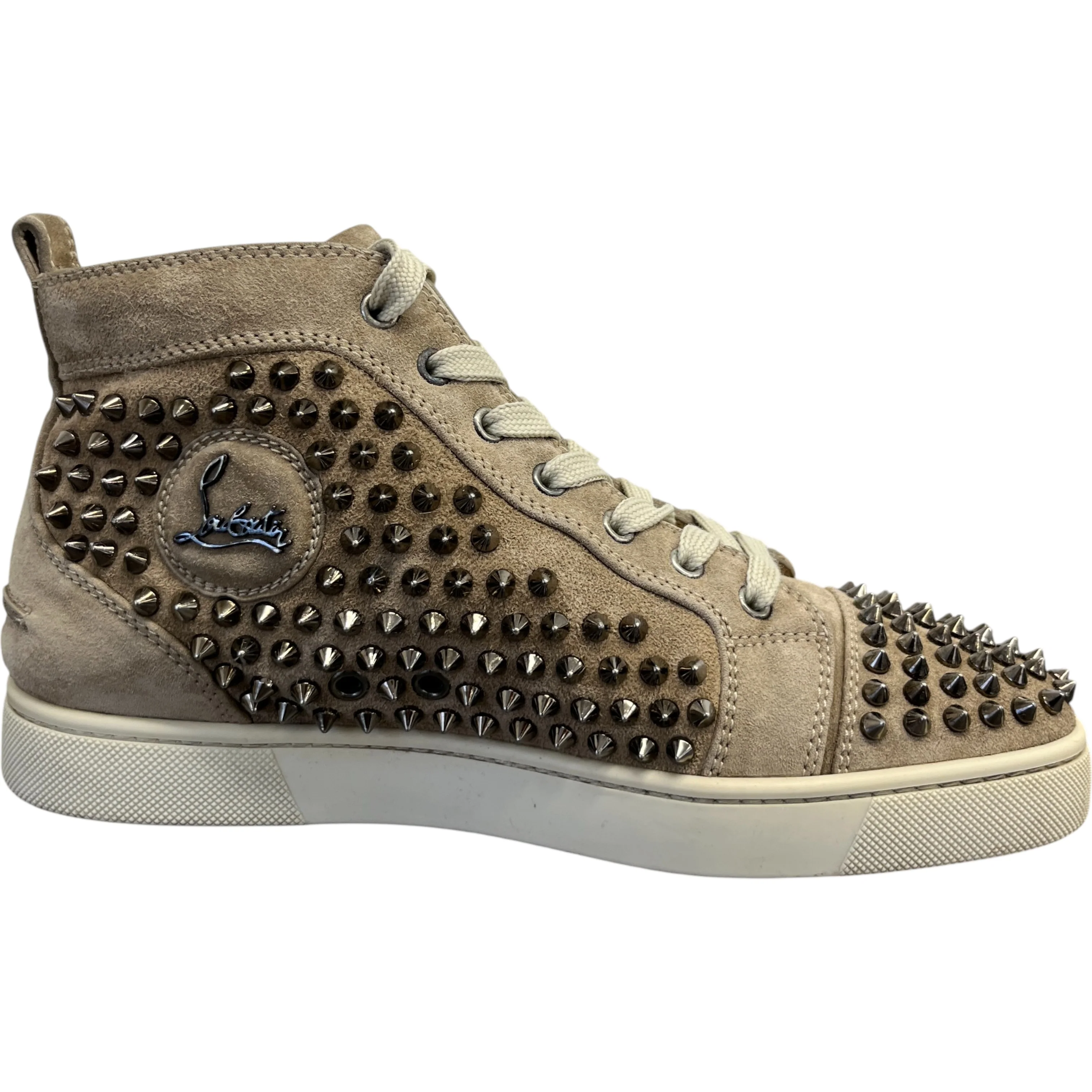 Men's Spikes High Trainers Beige Size EU 40 / UK 6 - Image 4