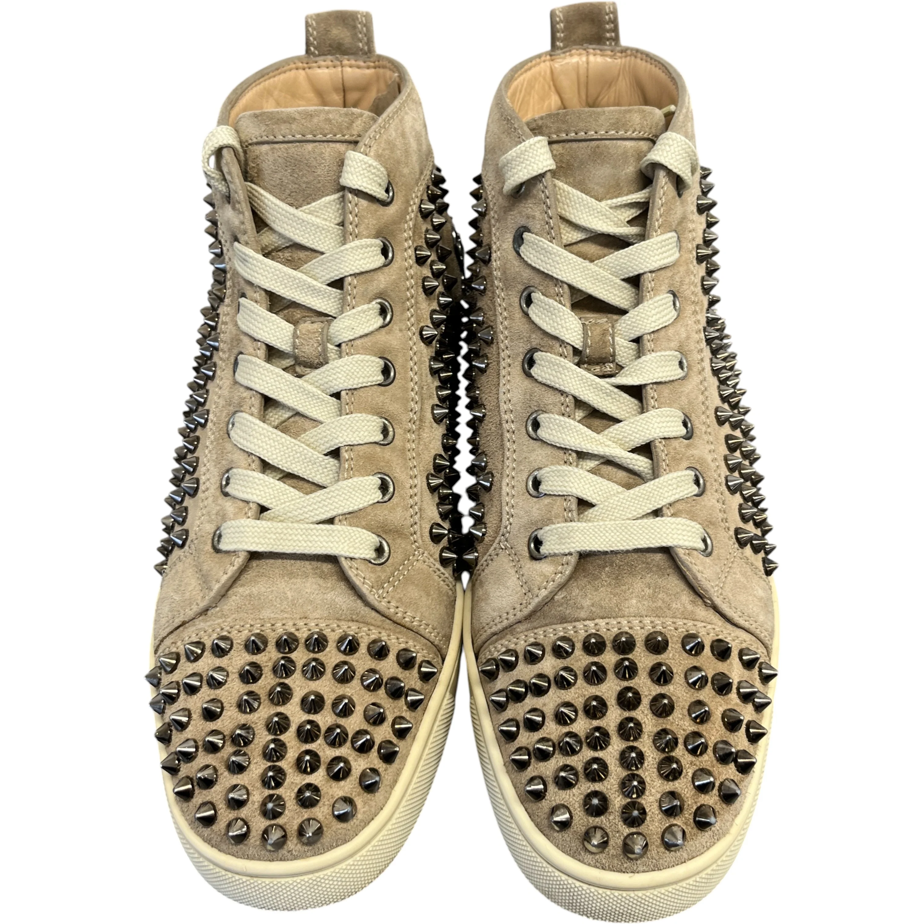 Men's Spikes High Trainers Beige Size EU 40 / UK 6 - Image 6