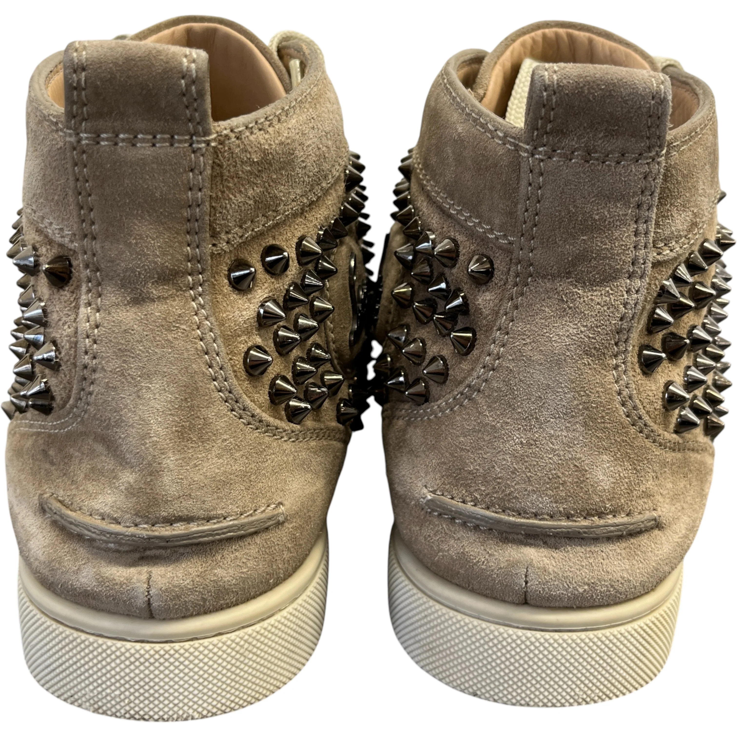 Men's Spikes High Trainers Beige Size EU 40 / UK 6 - Image 7
