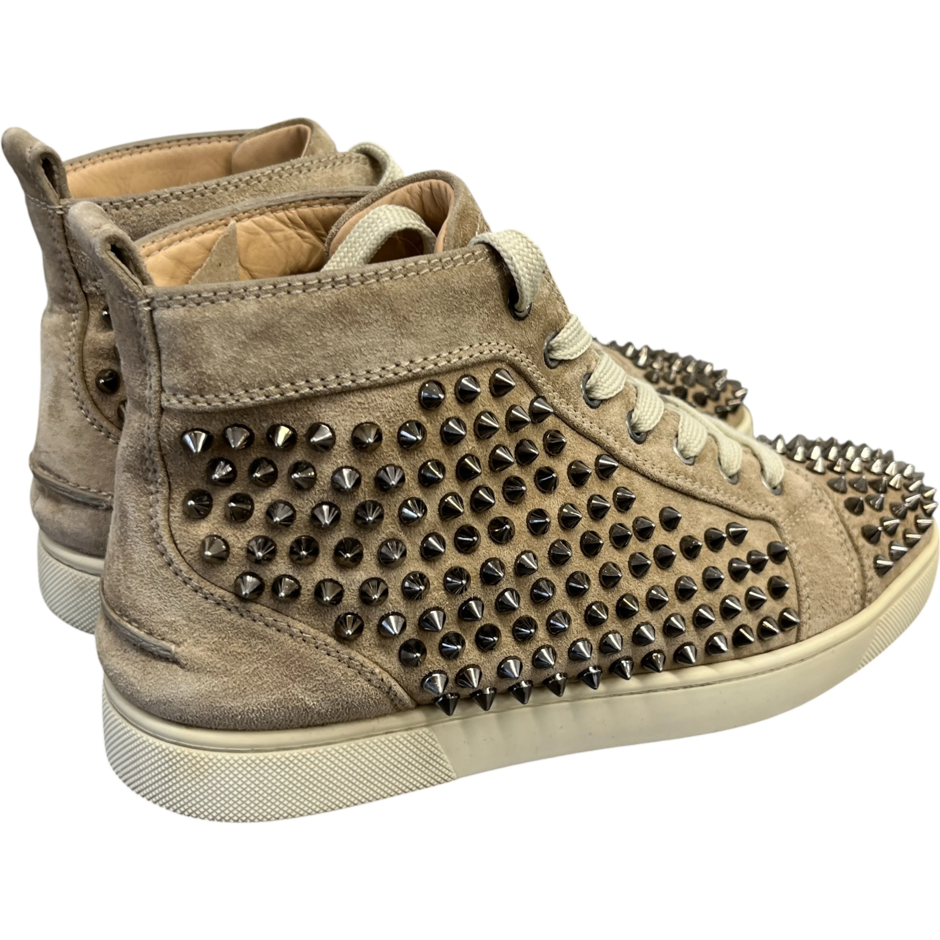 Men's Spikes High Trainers Beige Size EU 40 / UK 6 - Image 8