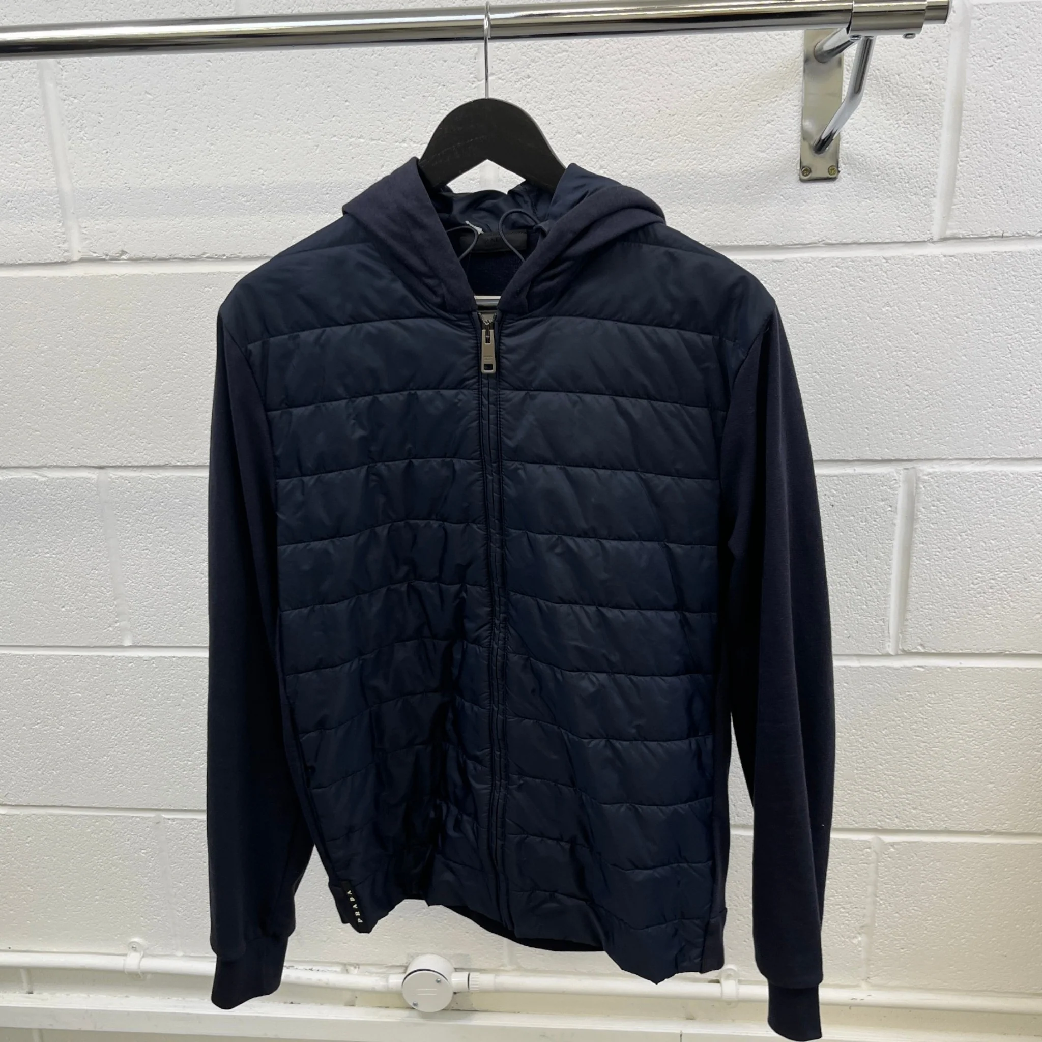 Men's Sport Hybrid Jacket Navy Size L - Image 8