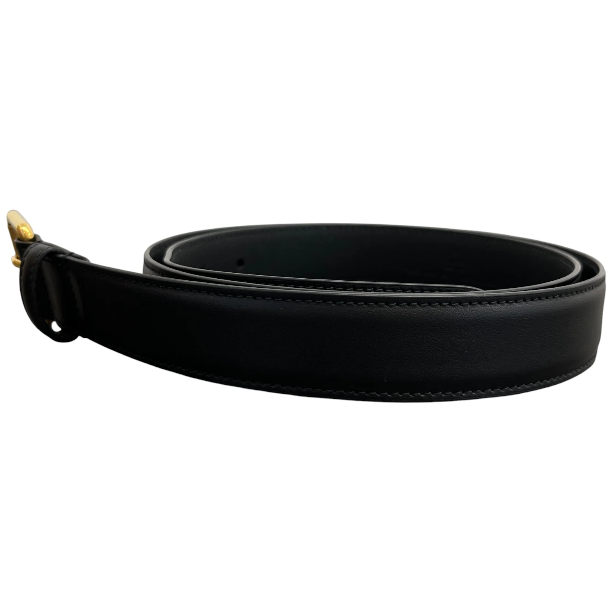 Men's Square Buckle Belt Black Size Waist 40" - Image 2