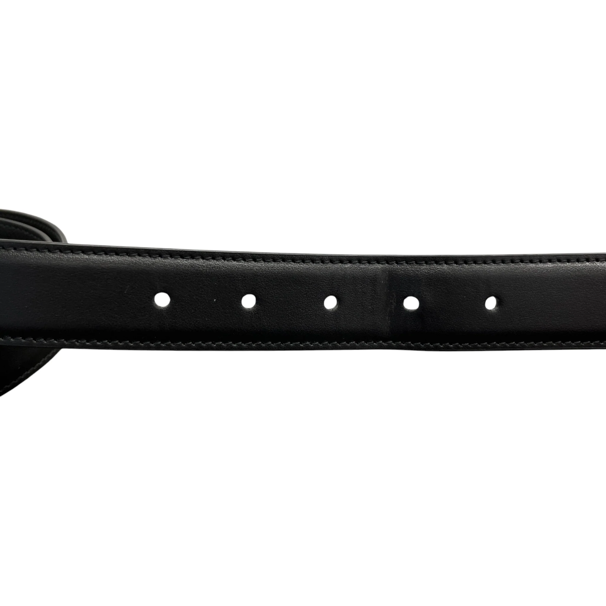 Men's Square Buckle Belt Black Size Waist 40" - Image 6