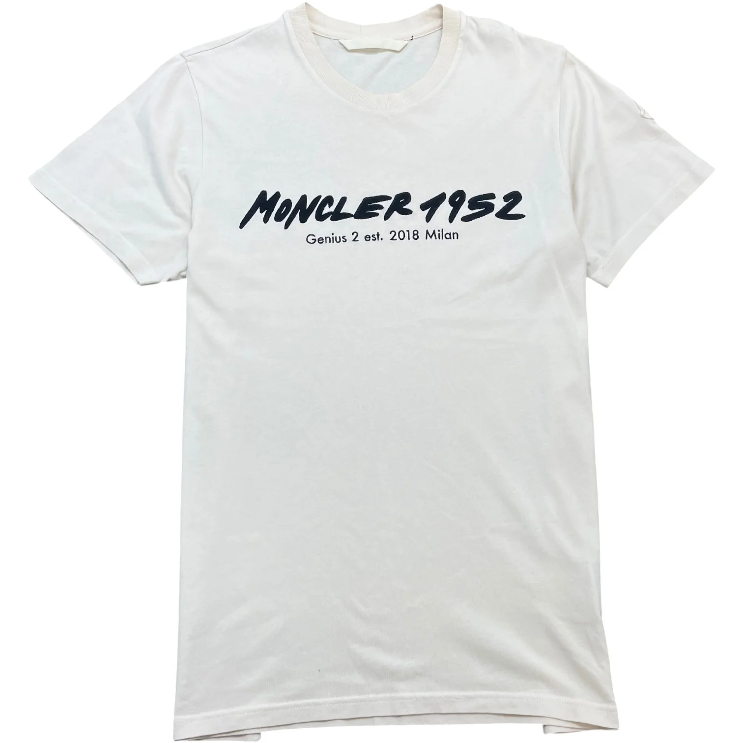 Men's Ss Logo T-Shirt Beige Size M