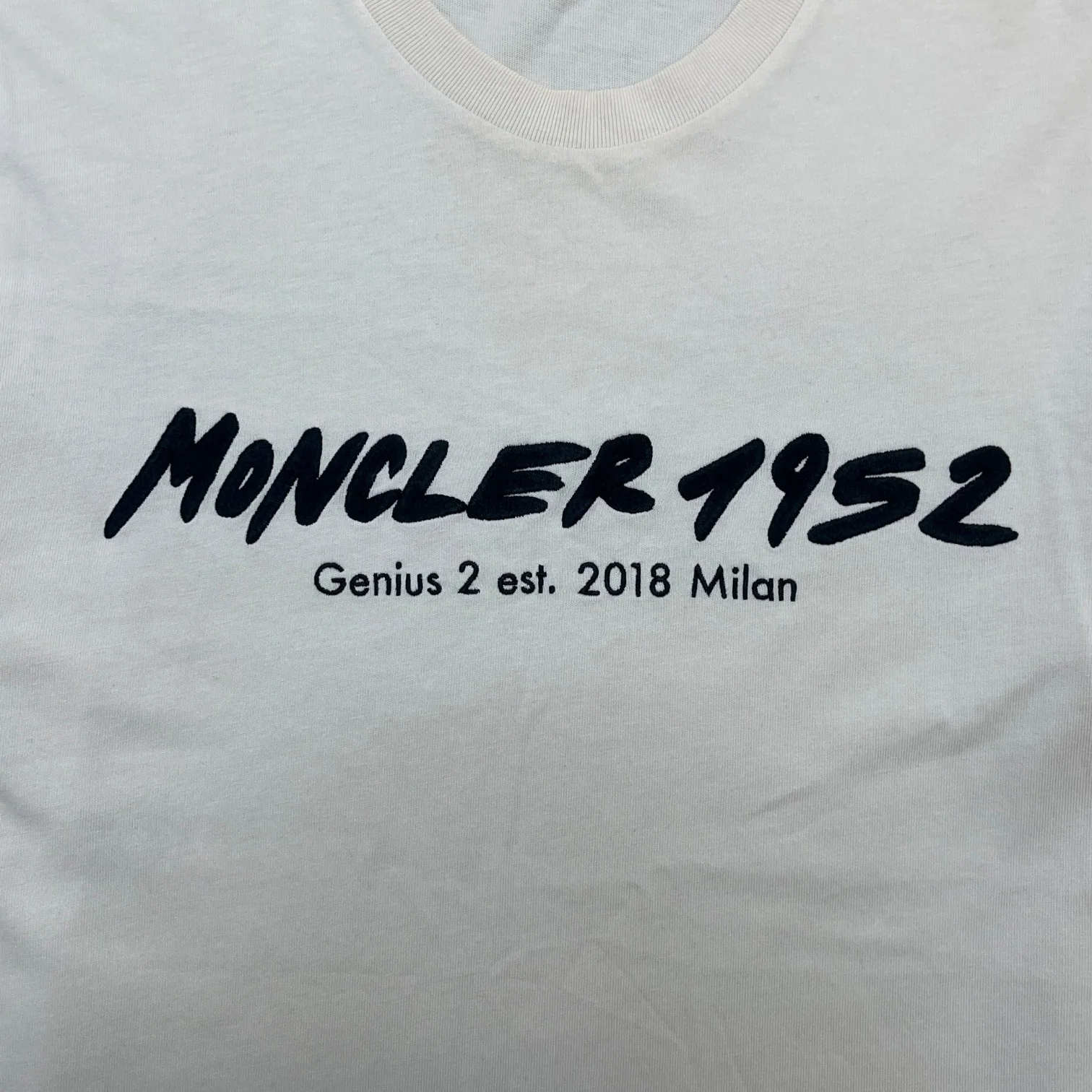 Men's Ss Logo T-Shirt Beige Size M - Image 5