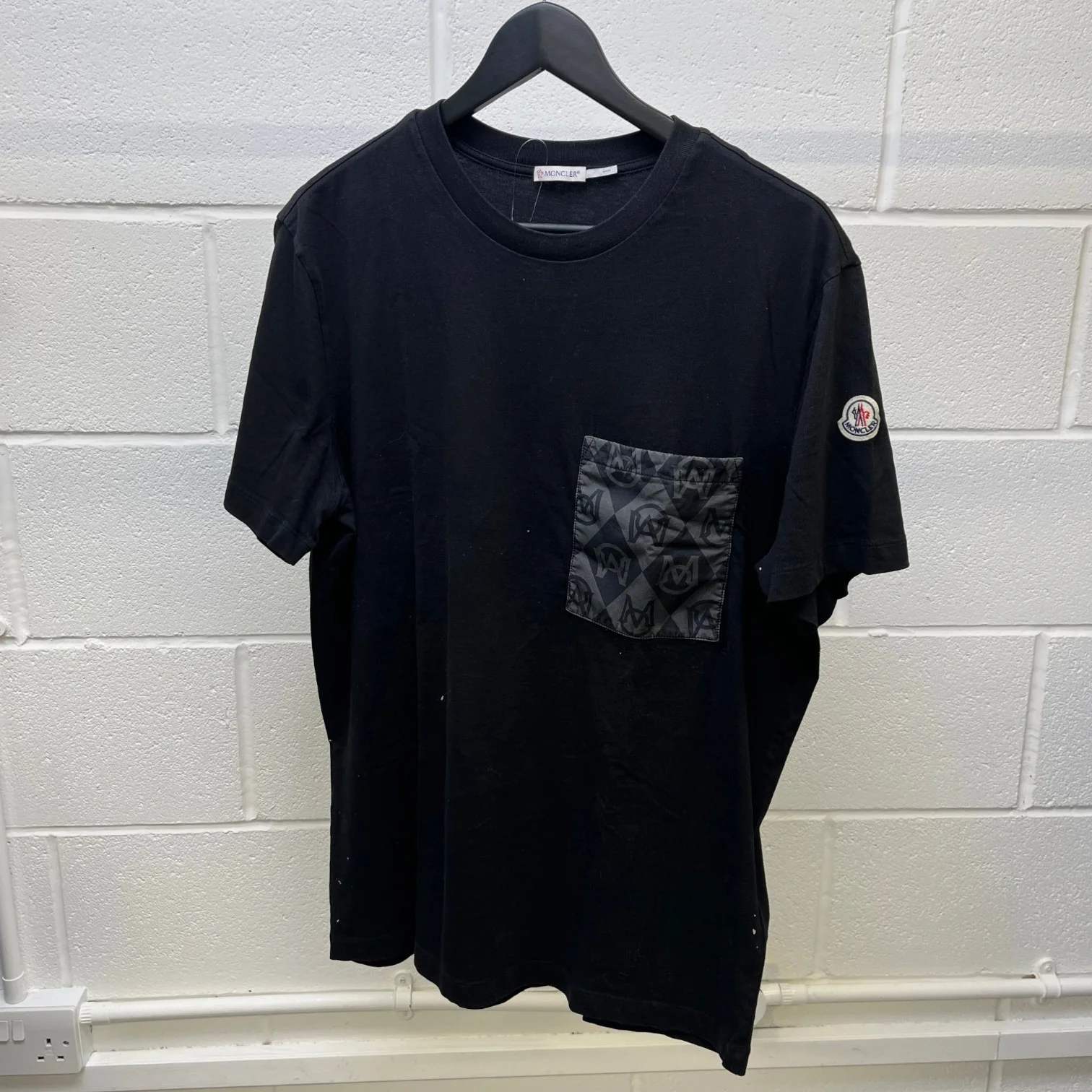 Men's Ss Logo T-Shirt Black Size XL - Image 10