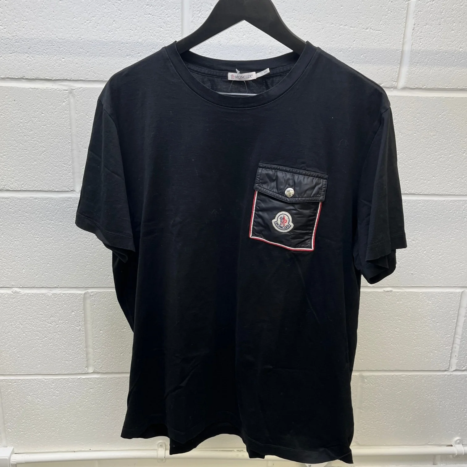 Men's Ss Logo T-Shirt Black Size XL - Image 9