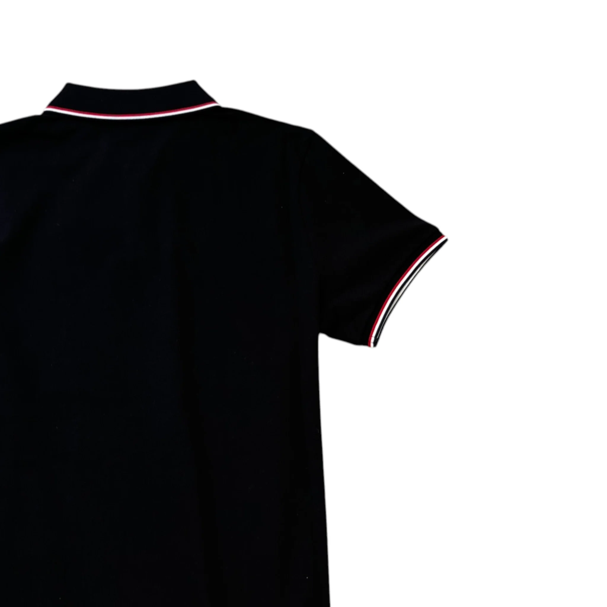 Men's Ss Maglia Polo Shirt Black Size XXL - Image 4