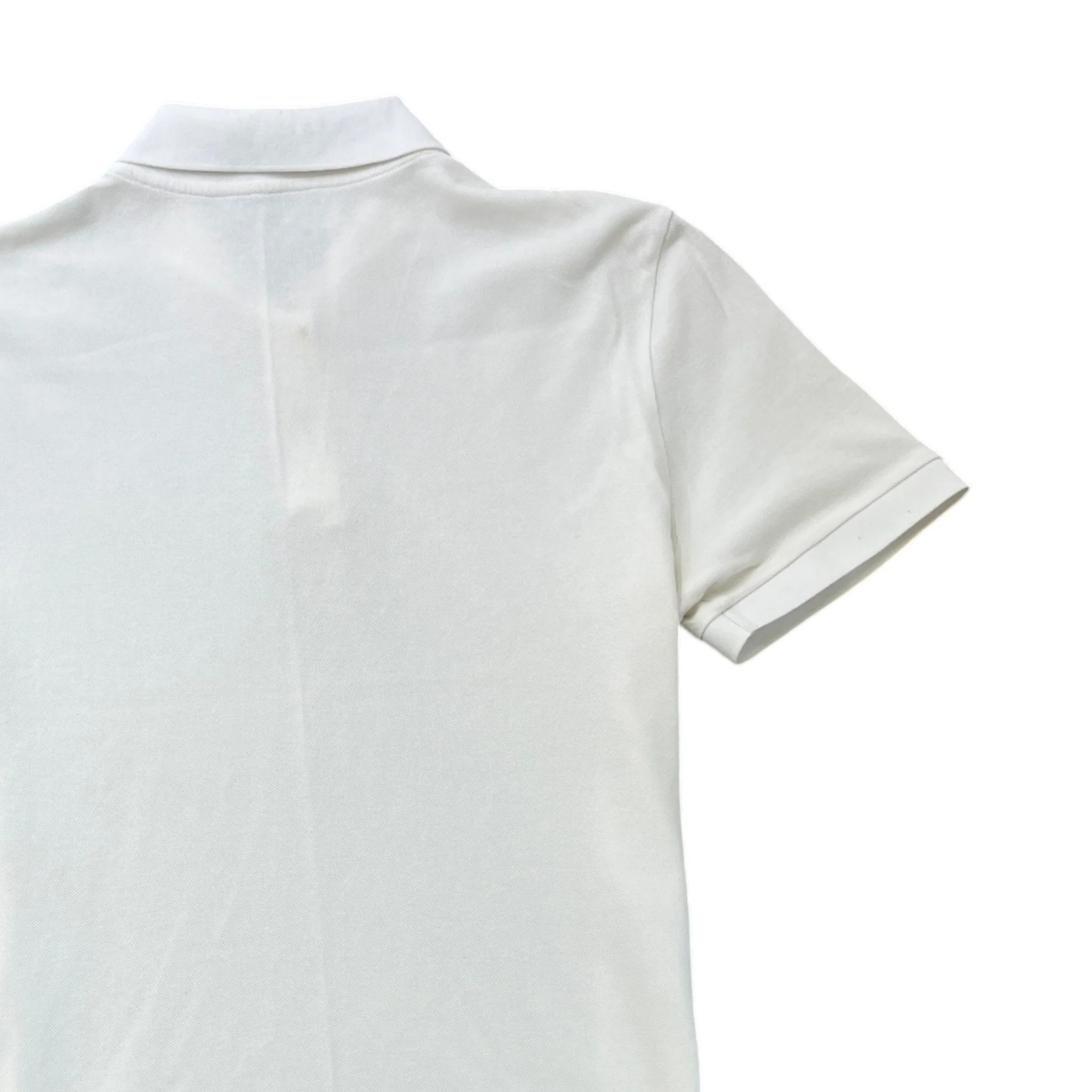 Men's Ss Polo Polo Shirt White Size L - Image 4