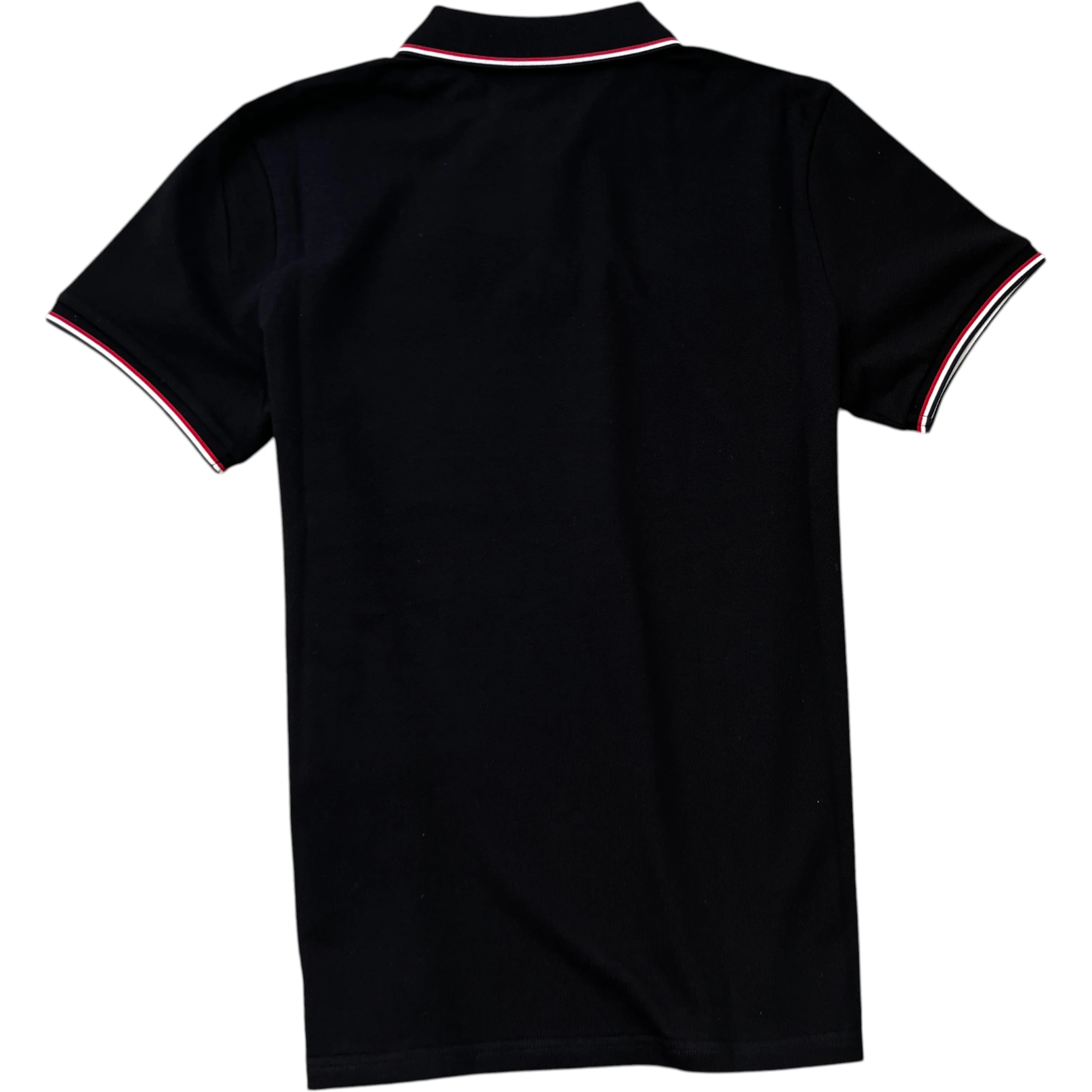 Men's Ss Polo Shirt Black Size XXL - Image 2