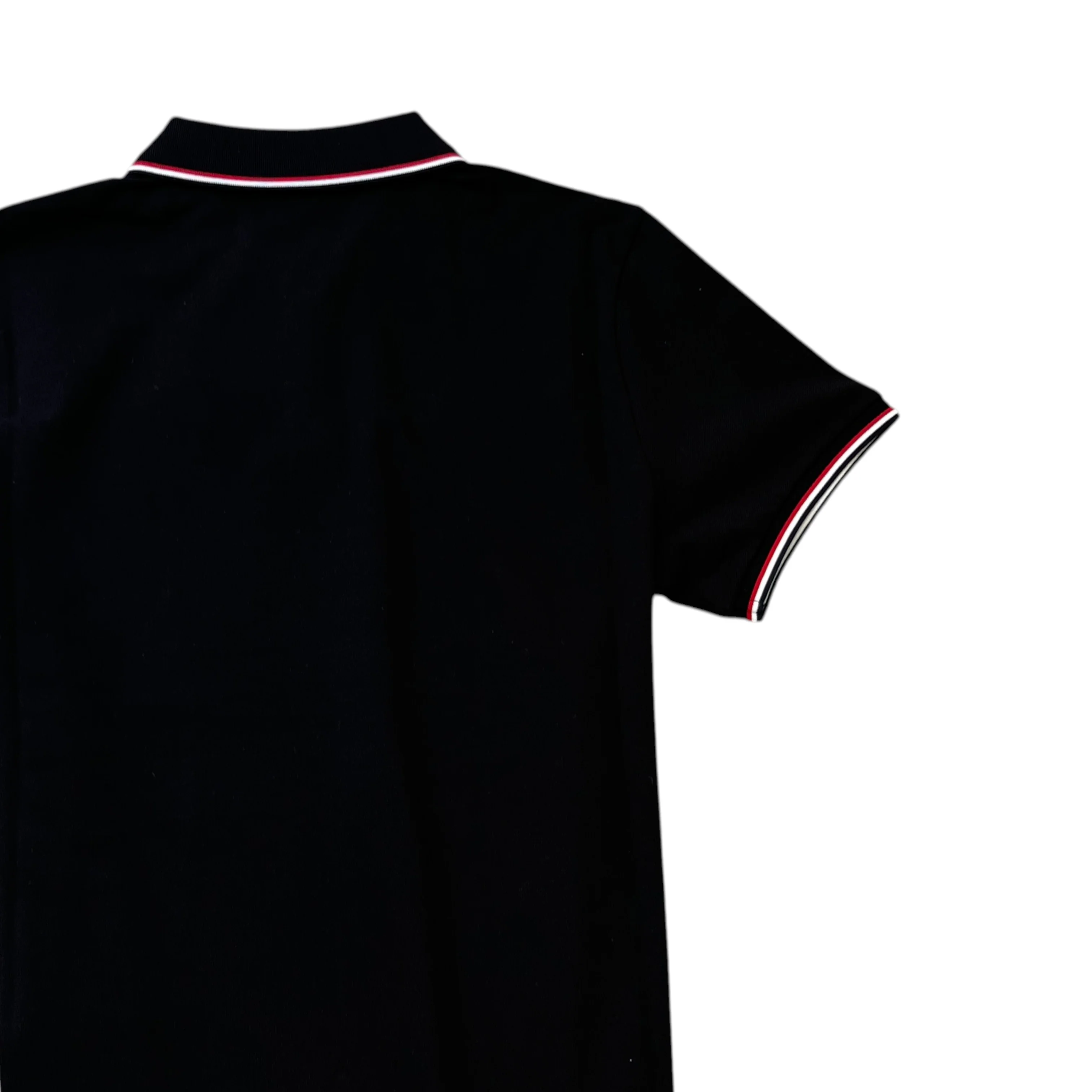 Men's Ss Polo Shirt Black Size XXL - Image 4
