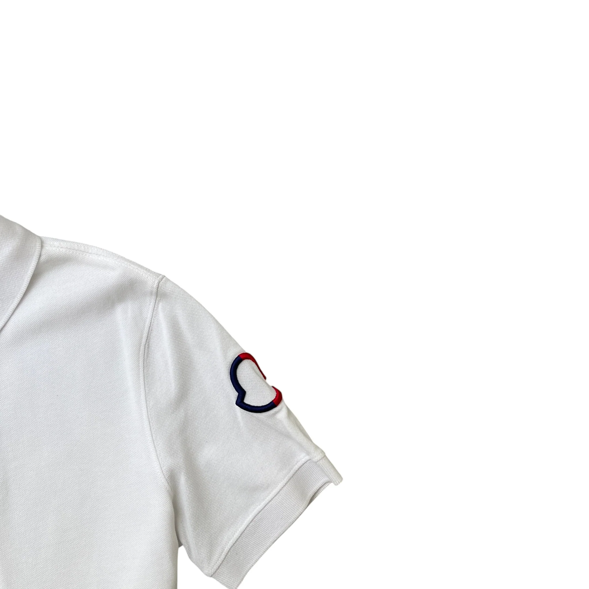Men's Ss Polo Shirt White Size S - Image 5