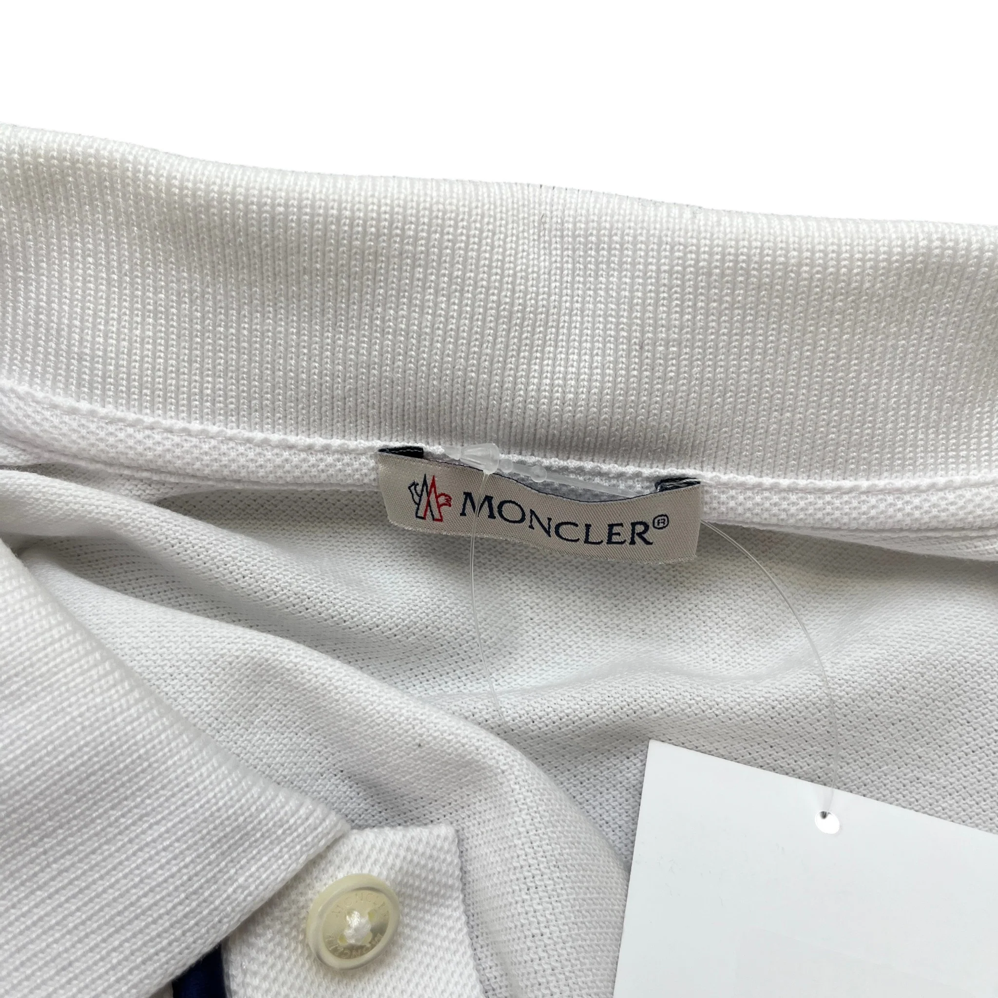 Men's Ss Polo Shirt White Size S - Image 7