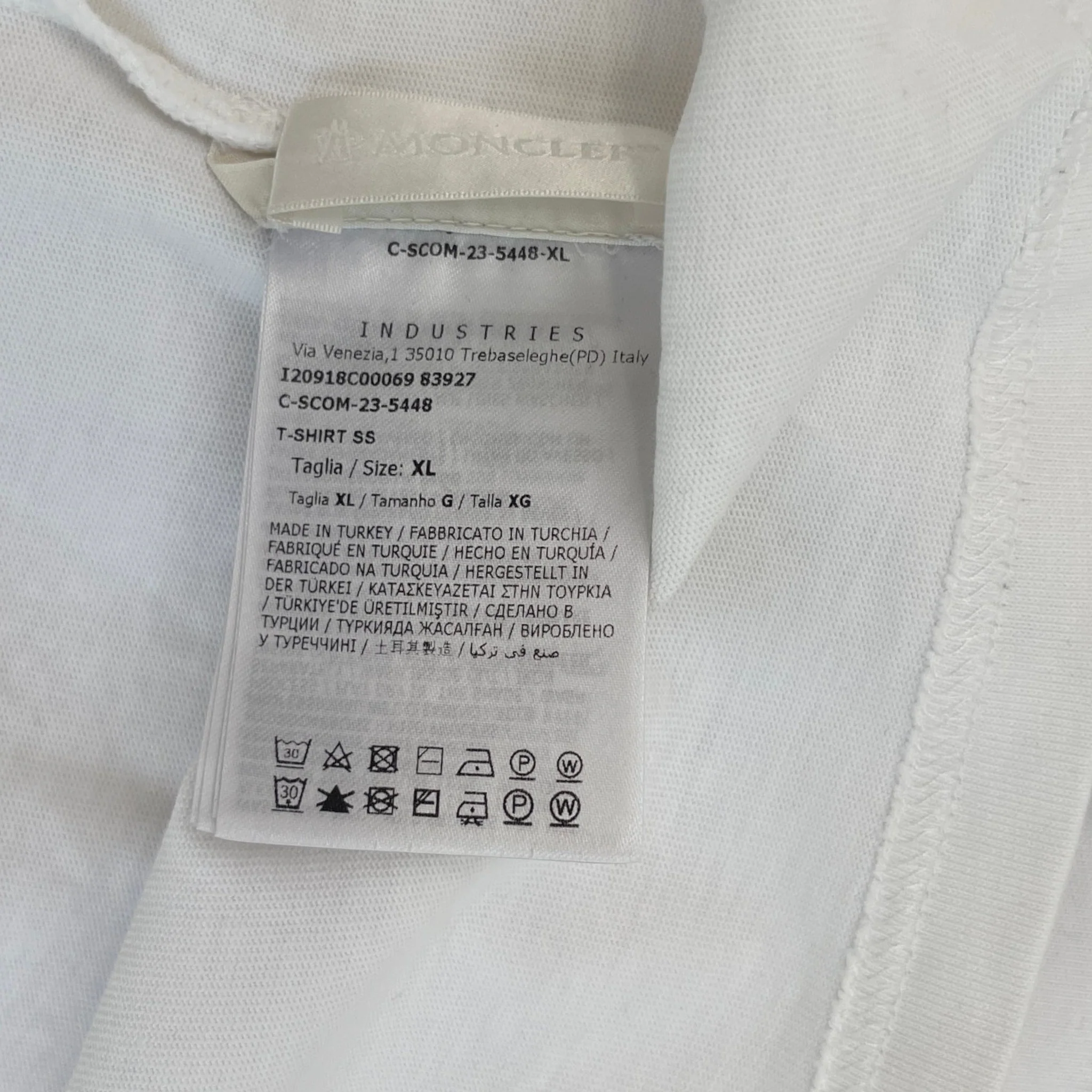 Men's Ss T-Shirt White Size XL - Image 6