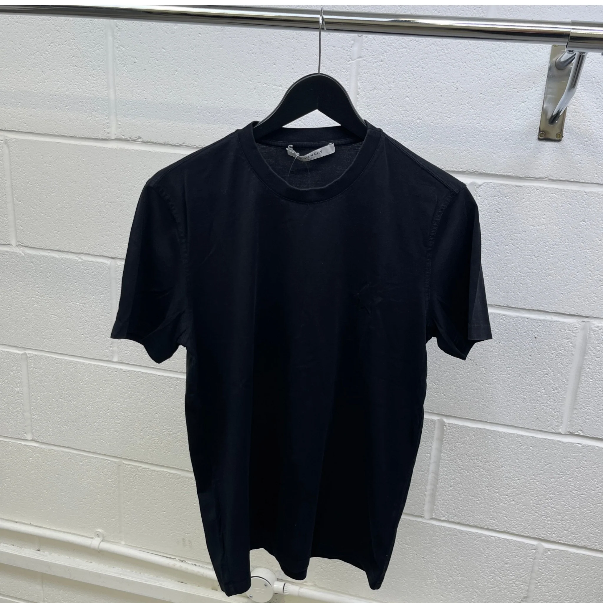 Men's Star Logo T-Shirt Black Size S - Image 8