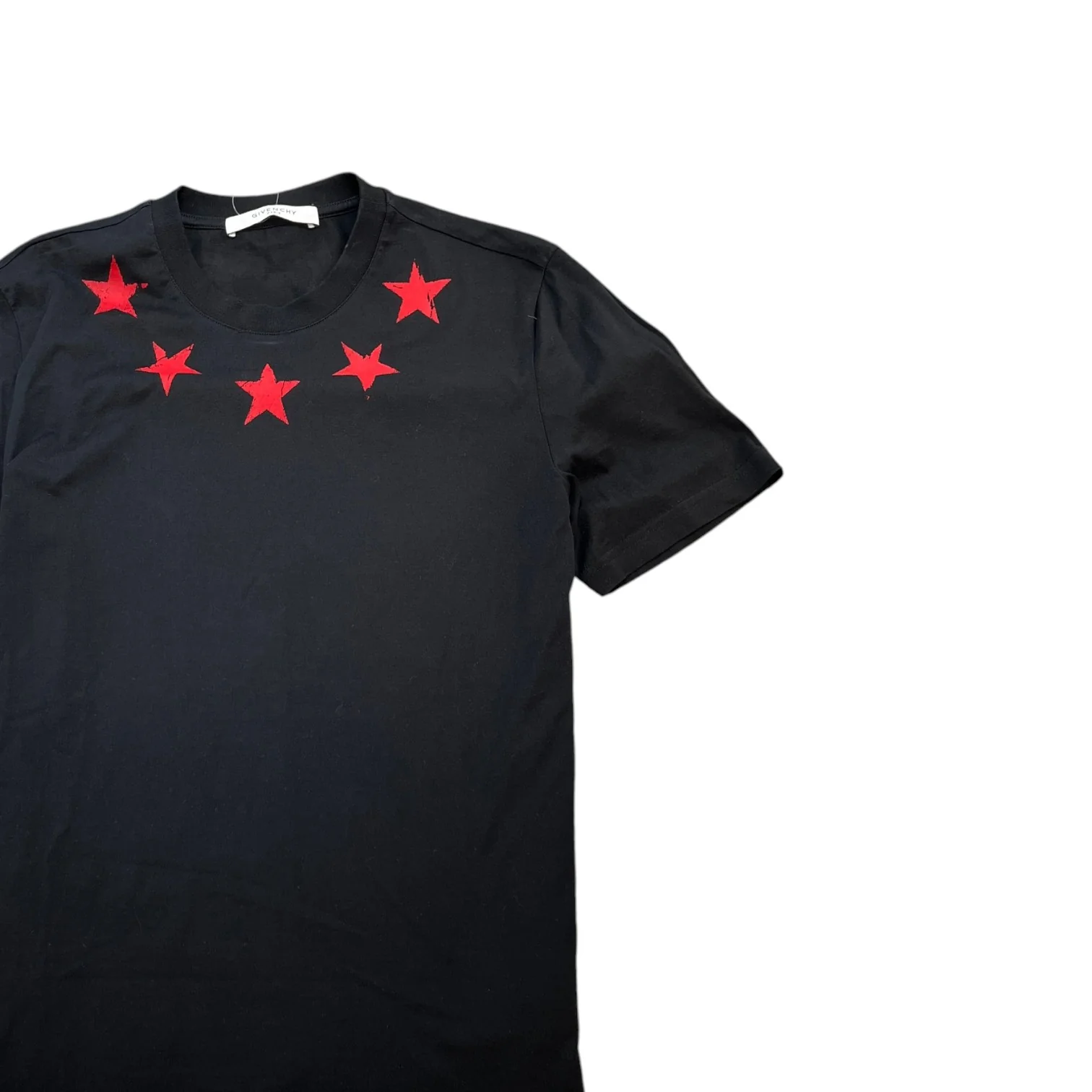 Men's Star Logo T-Shirt Black Size S - Image 3