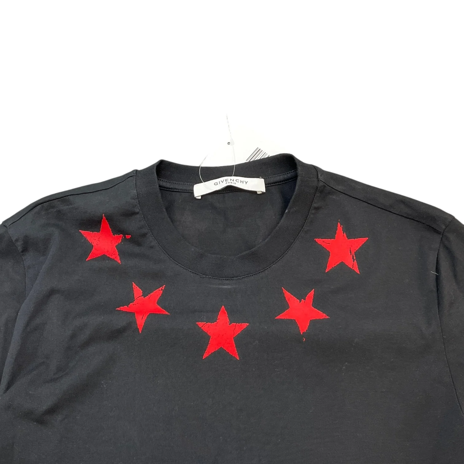 Men's Star Logo T-Shirt Black Size S - Image 6