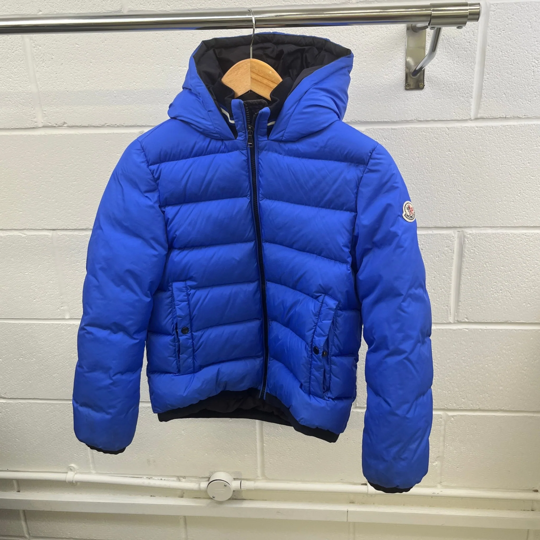 Men's Stefan Down Jacket Blue Size Junior Age 12 - Image 11