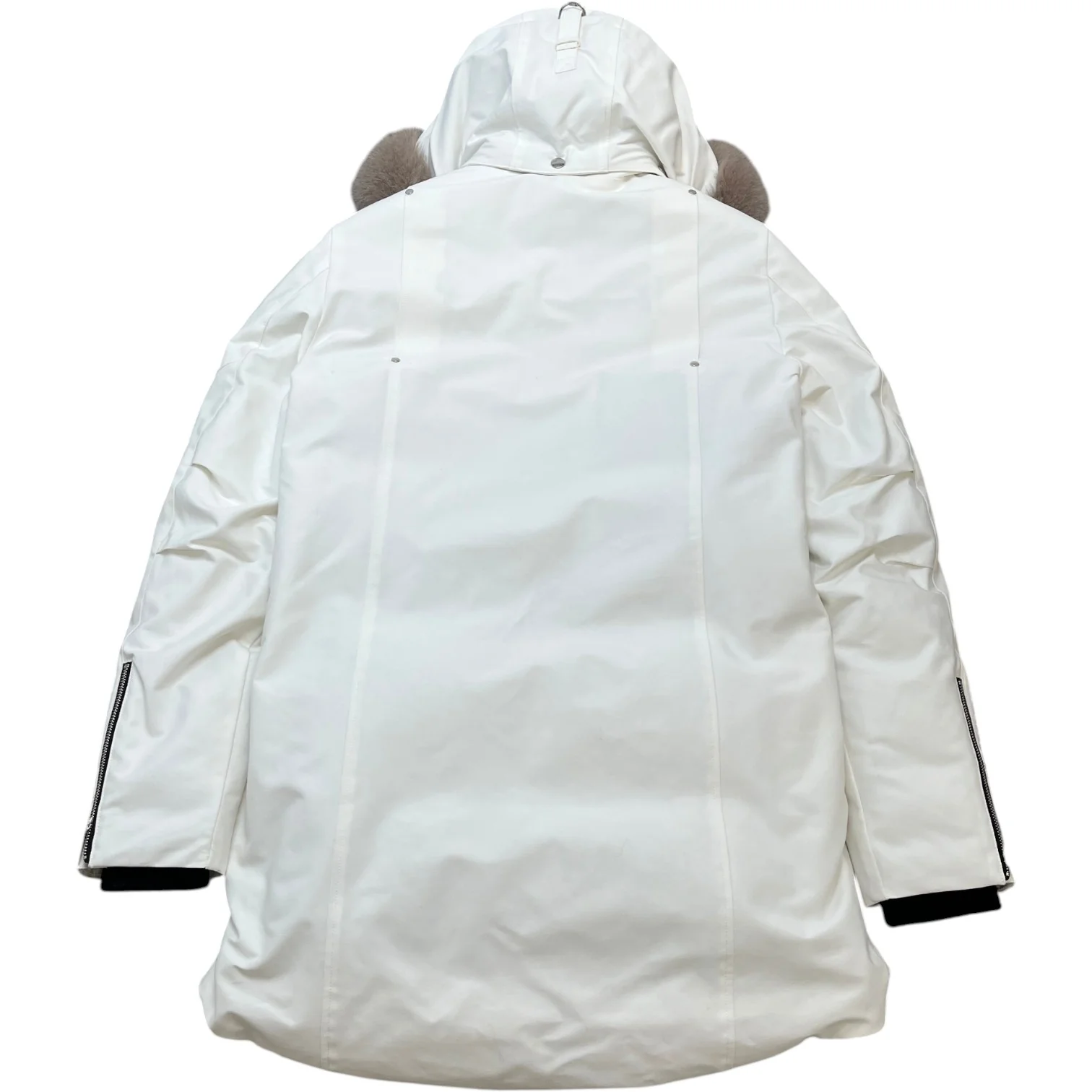 Men's Stirling Parka Down Jacket White Size M - Image 2