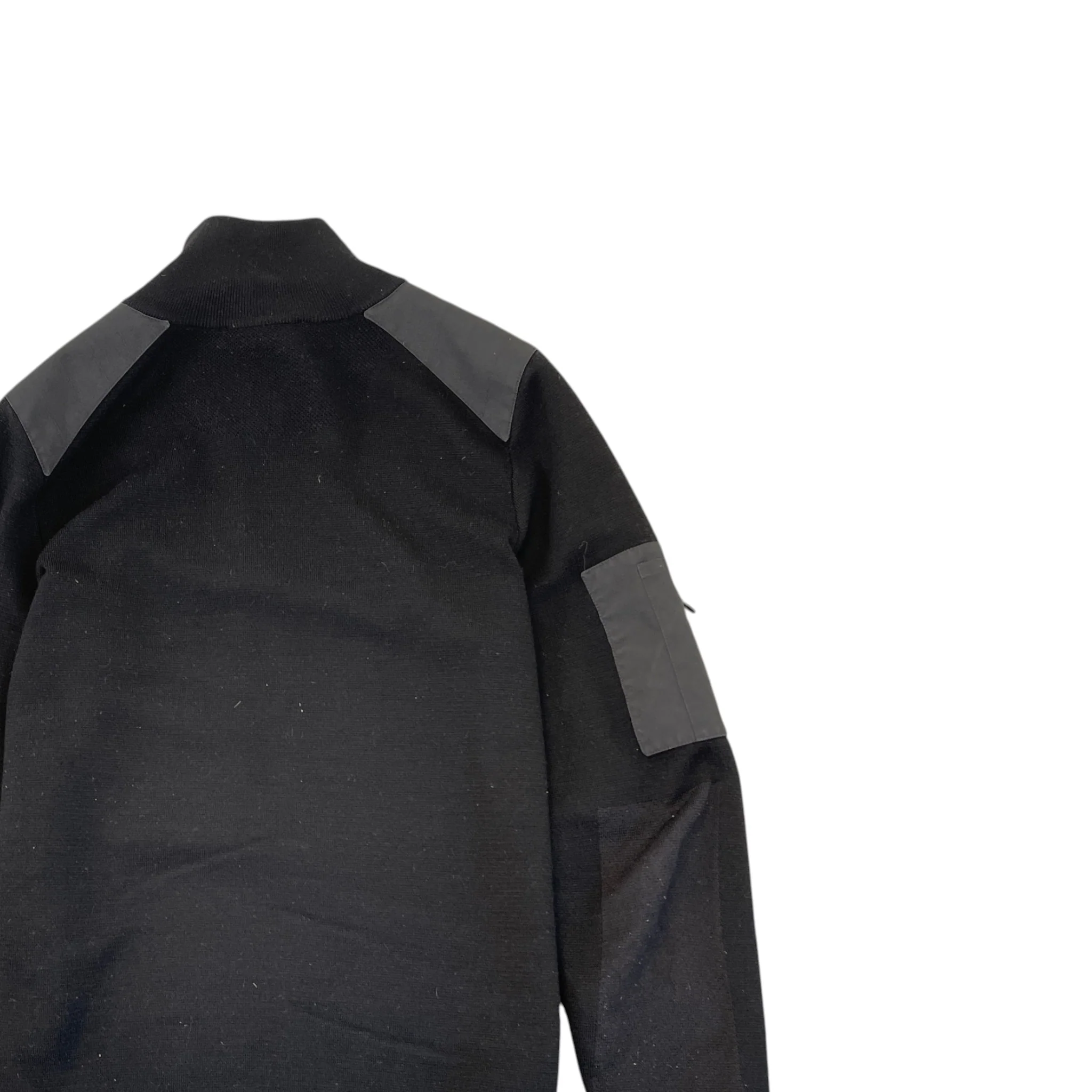 Men's Stormont 1/4 Zip Jumper Black Size M - Image 4