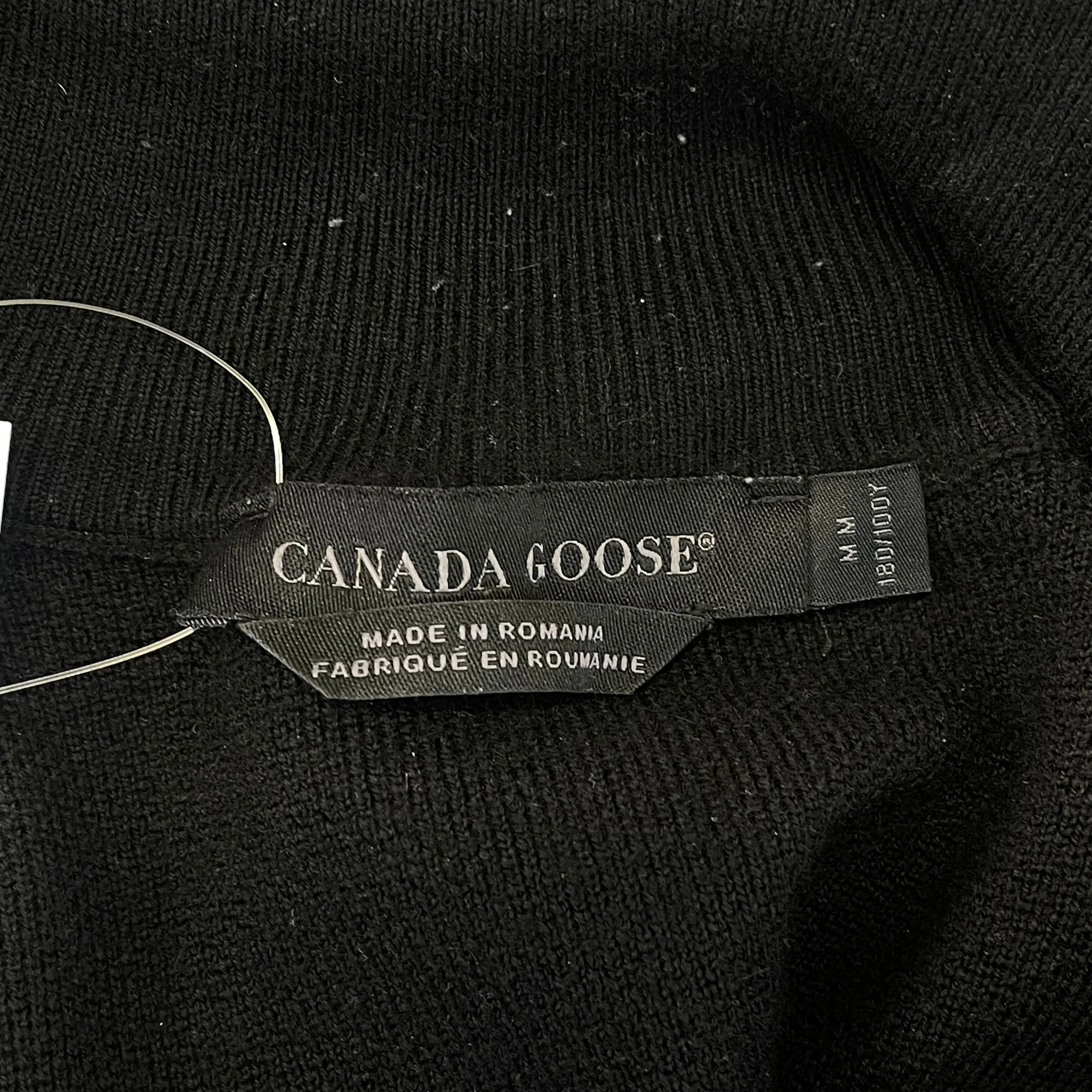 Men's Stormont 1/4 Zip Jumper Black Size M - Image 9
