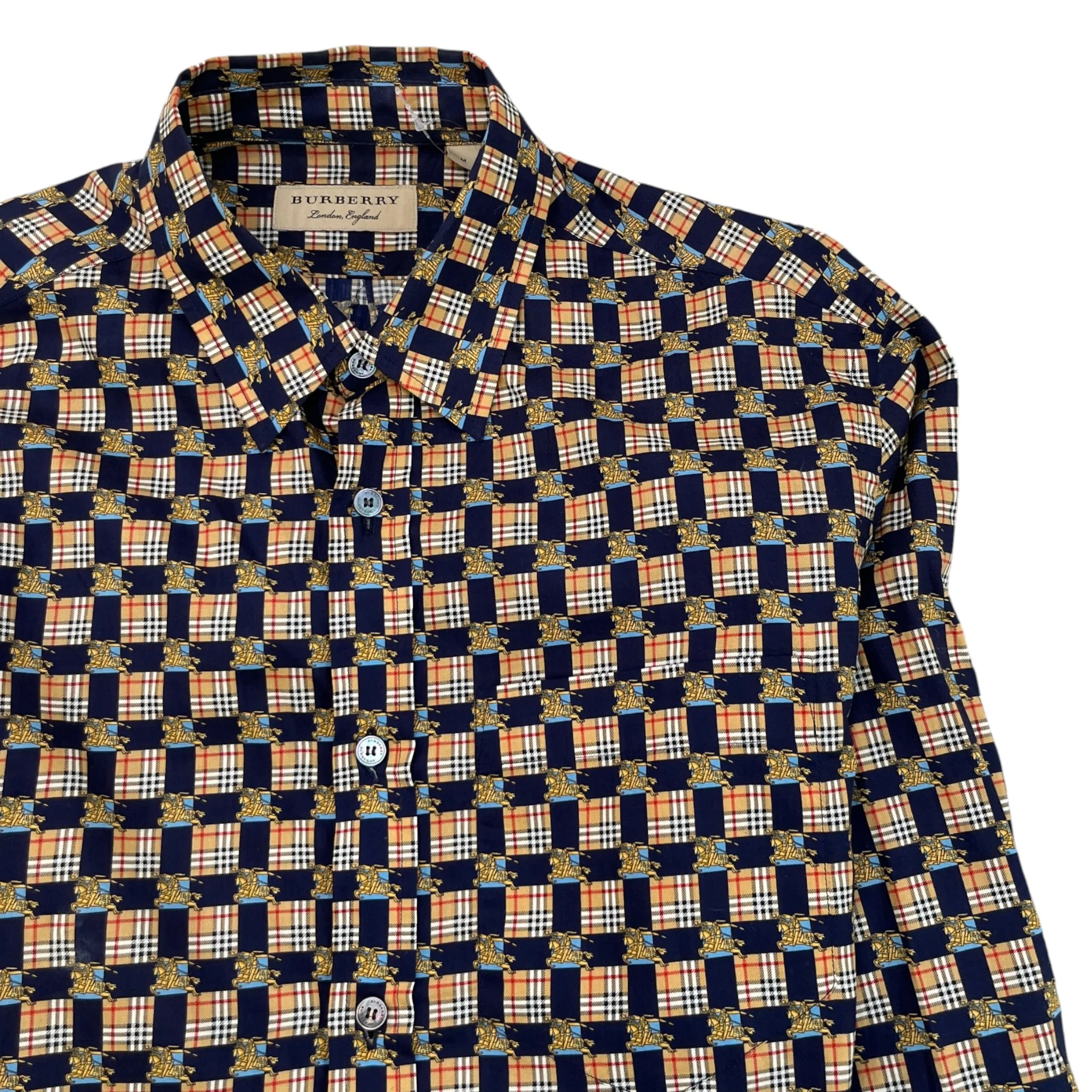 Men's Strental Long Sleeve Shirt Navy Size M - Image 5