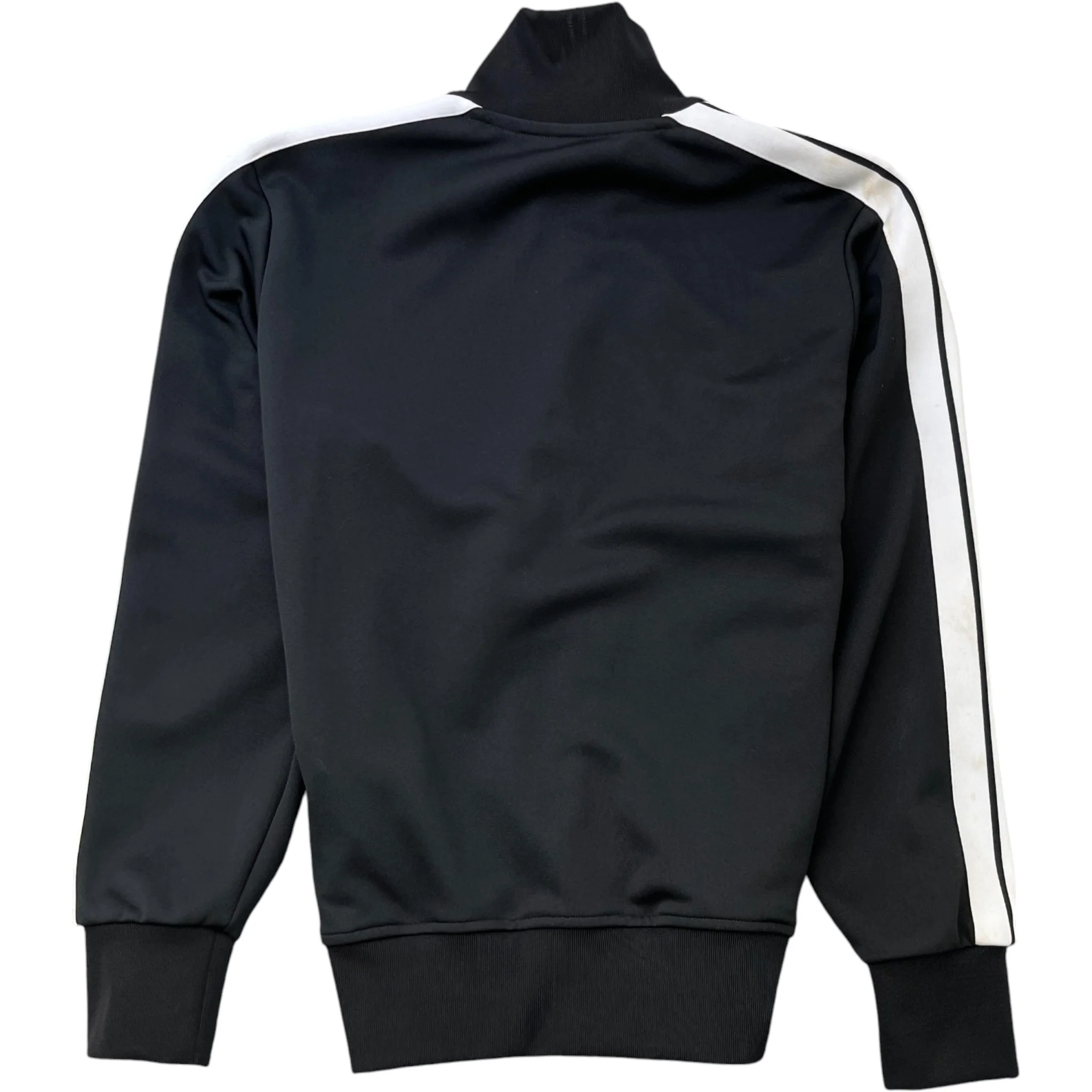 Men's Stripe Logo Track Jacket Black Size M - Image 2