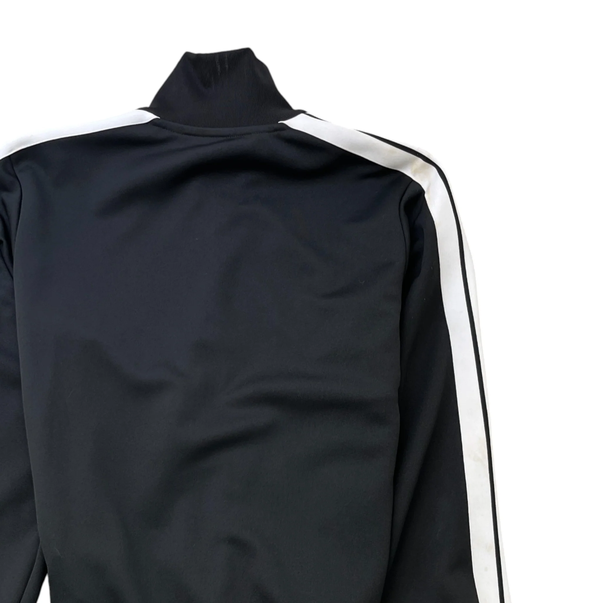 Men's Stripe Logo Track Jacket Black Size M - Image 4