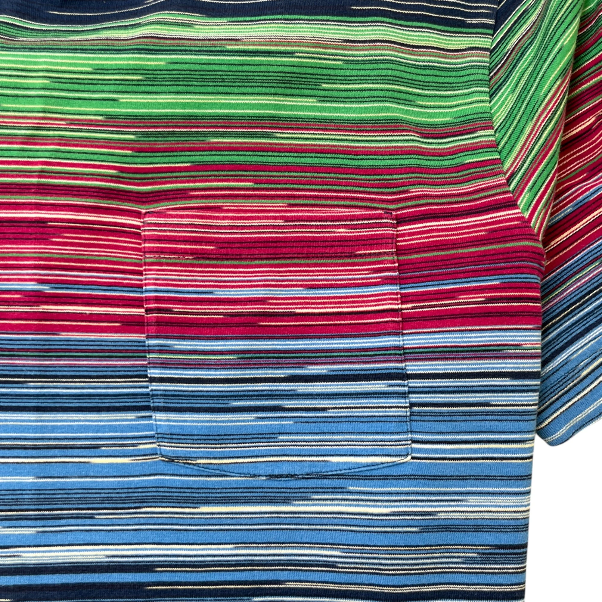 Men's Stripe T-Shirt Multi-Coloured Size XS - Image 5
