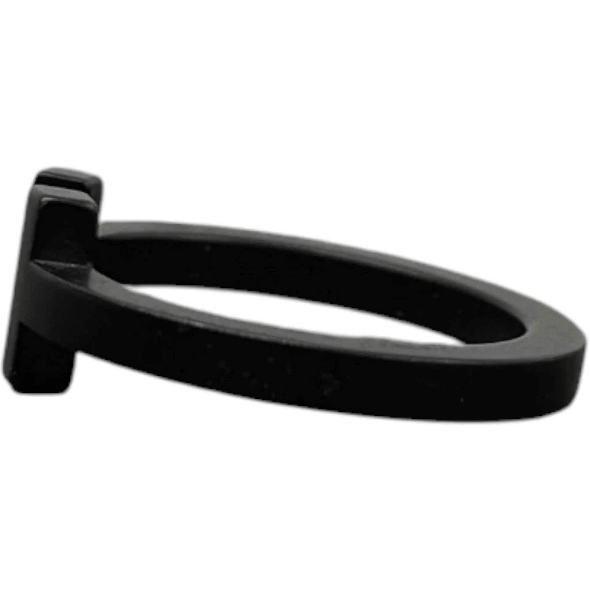 Men's T Square Ring Black - Image 4