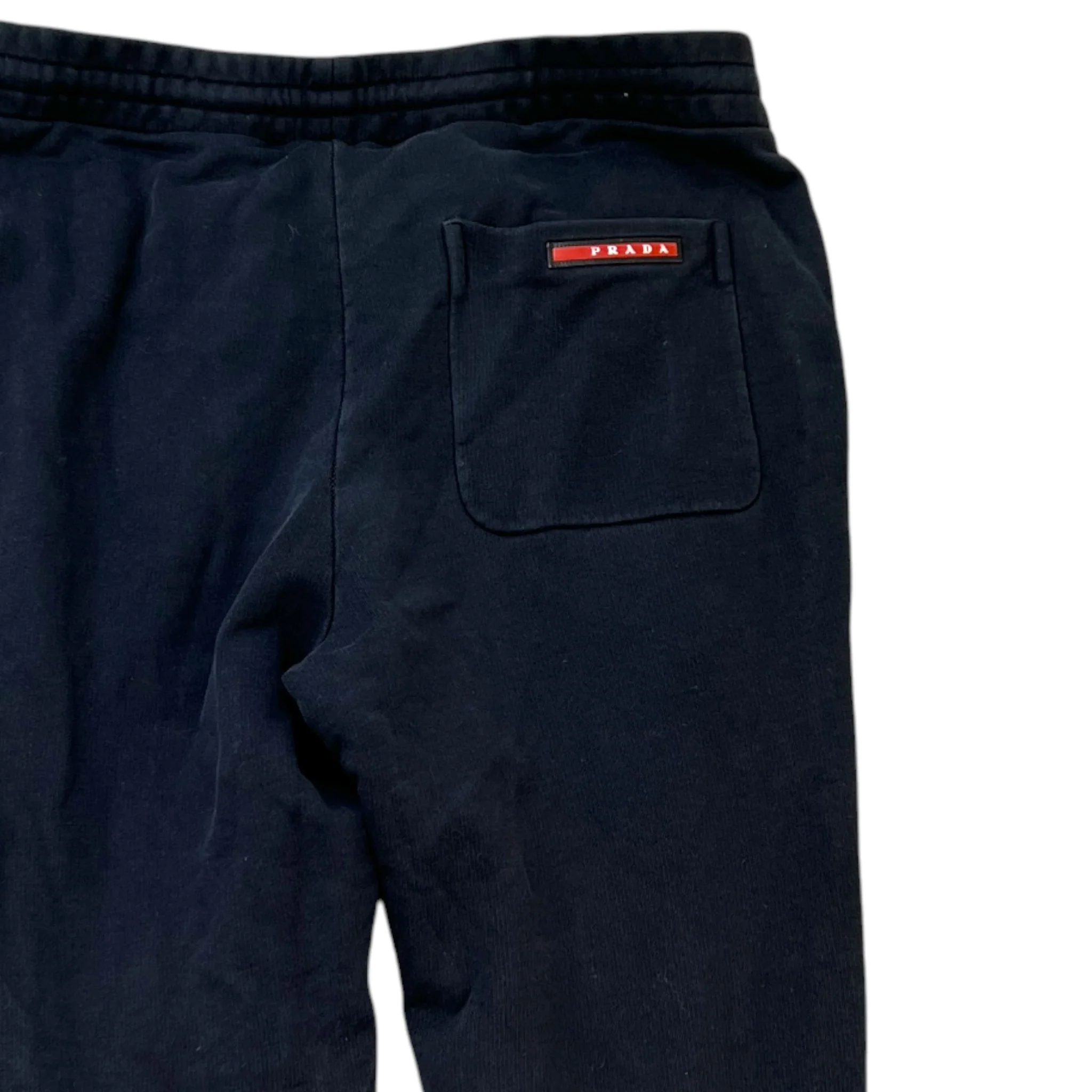 Men's Tab Logo Pocket Joggers Black Size S - Image 4