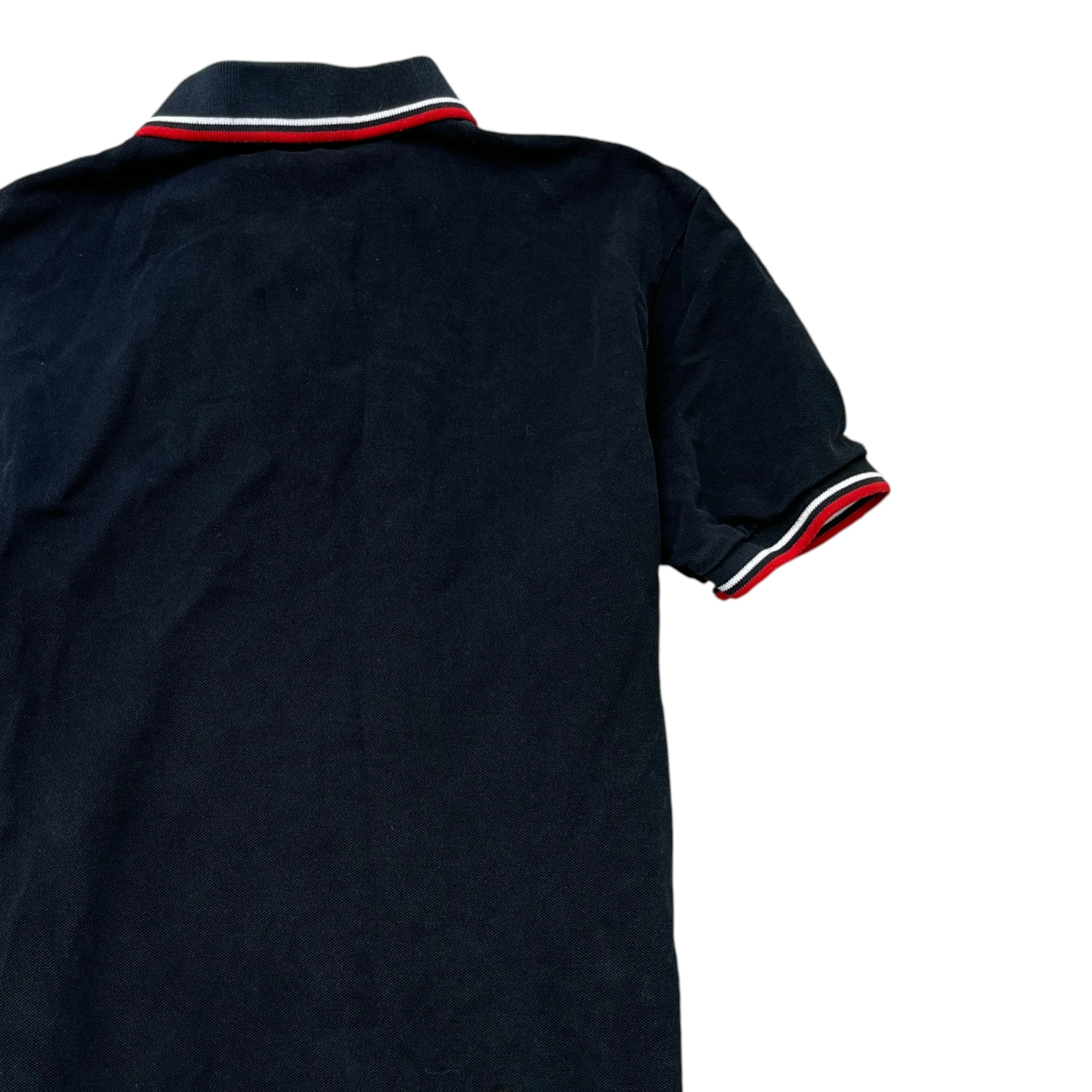 Men's Tab Logo Polo Shirt Black Size M - Image 4