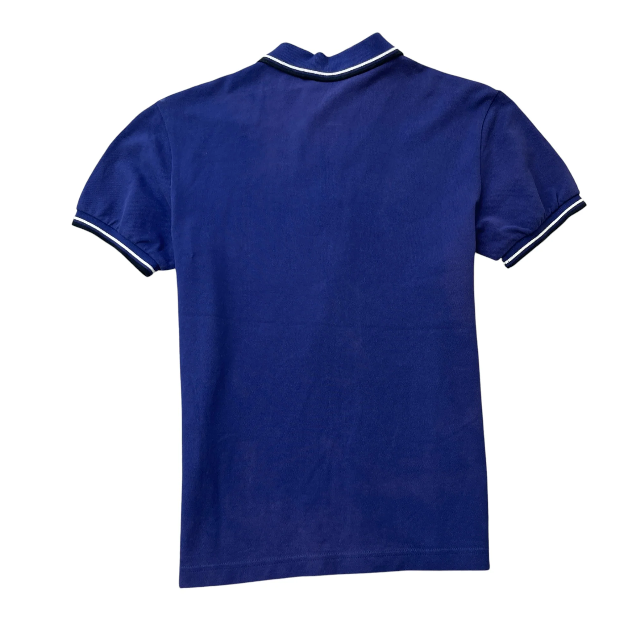 Men's Tab Logo Polo Shirt Blue Size S - Image 2