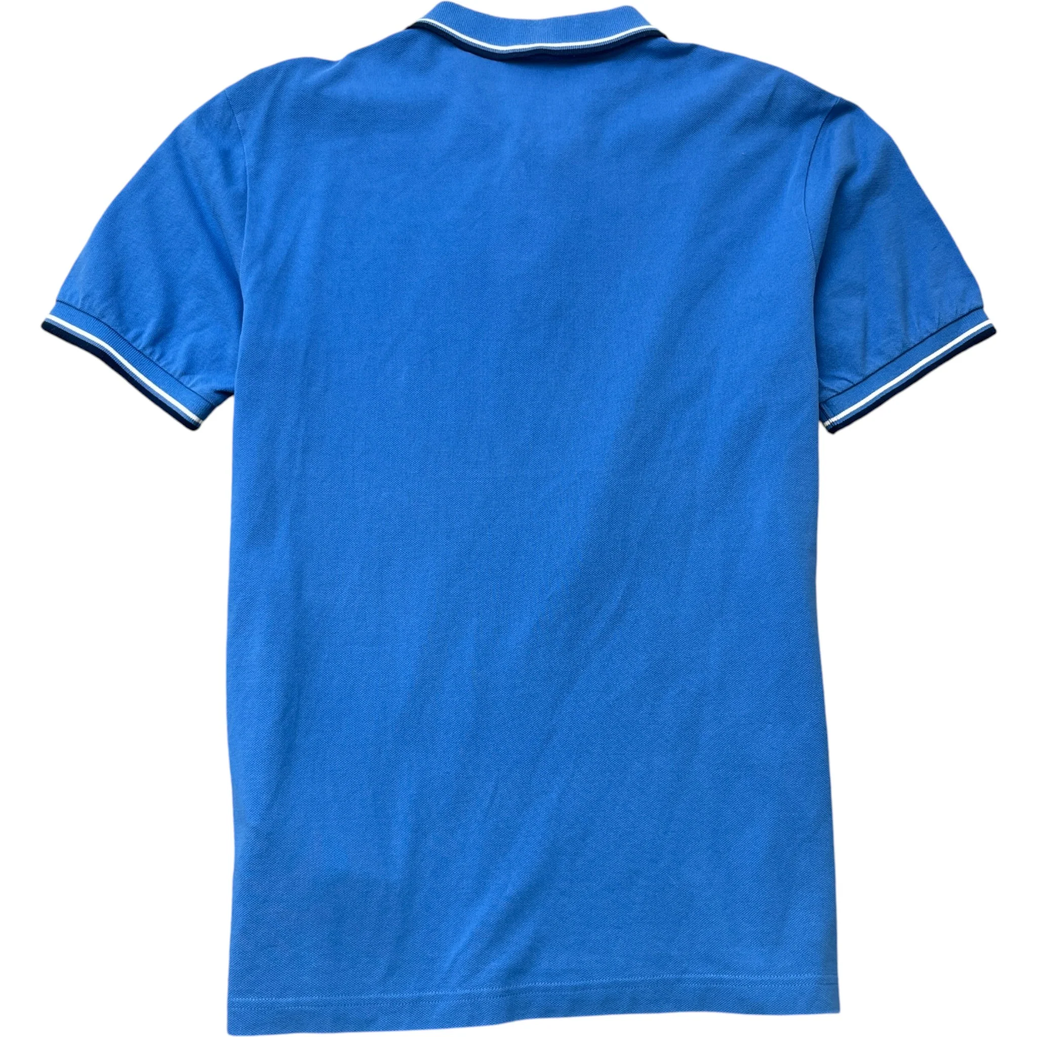 Men's Tab Logo Polo Shirt Blue Size XL - Image 2