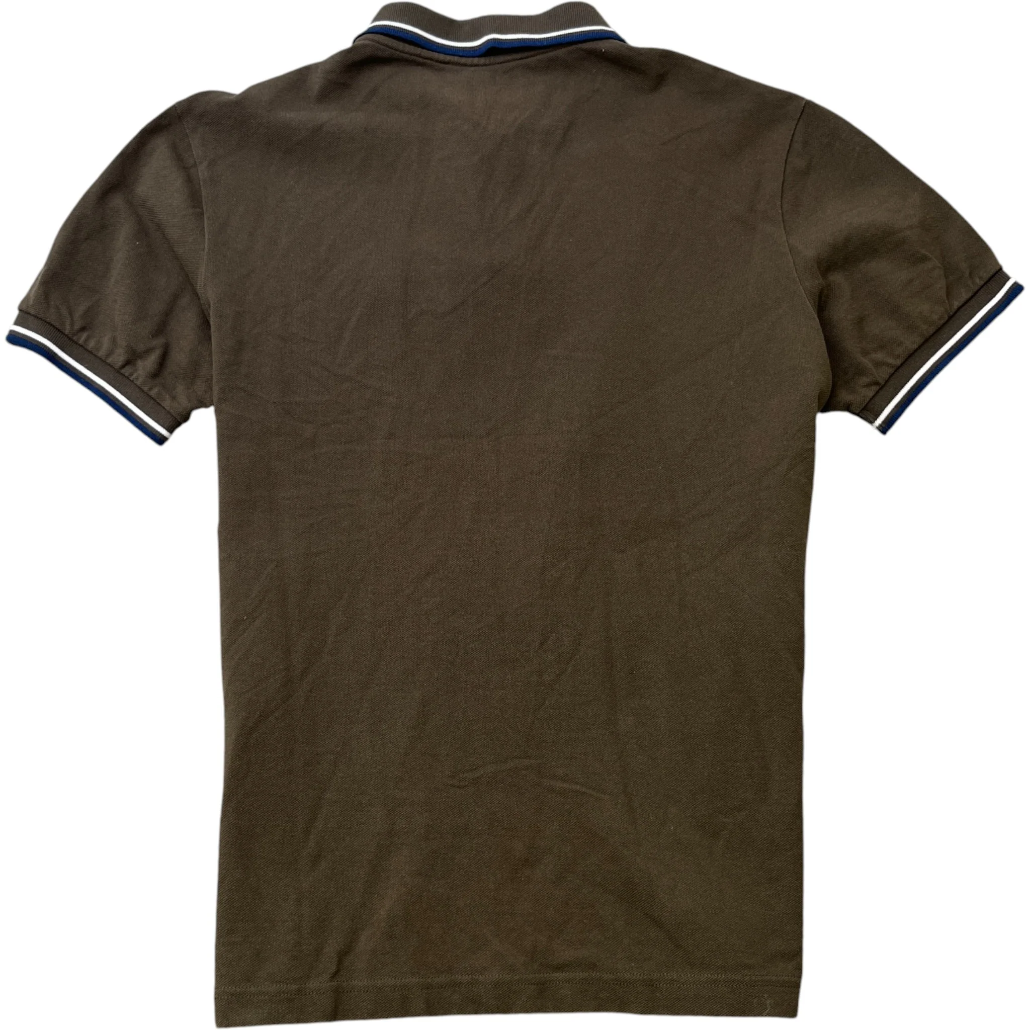 Men's Tab Logo Polo Shirt Khaki Size L - Image 2
