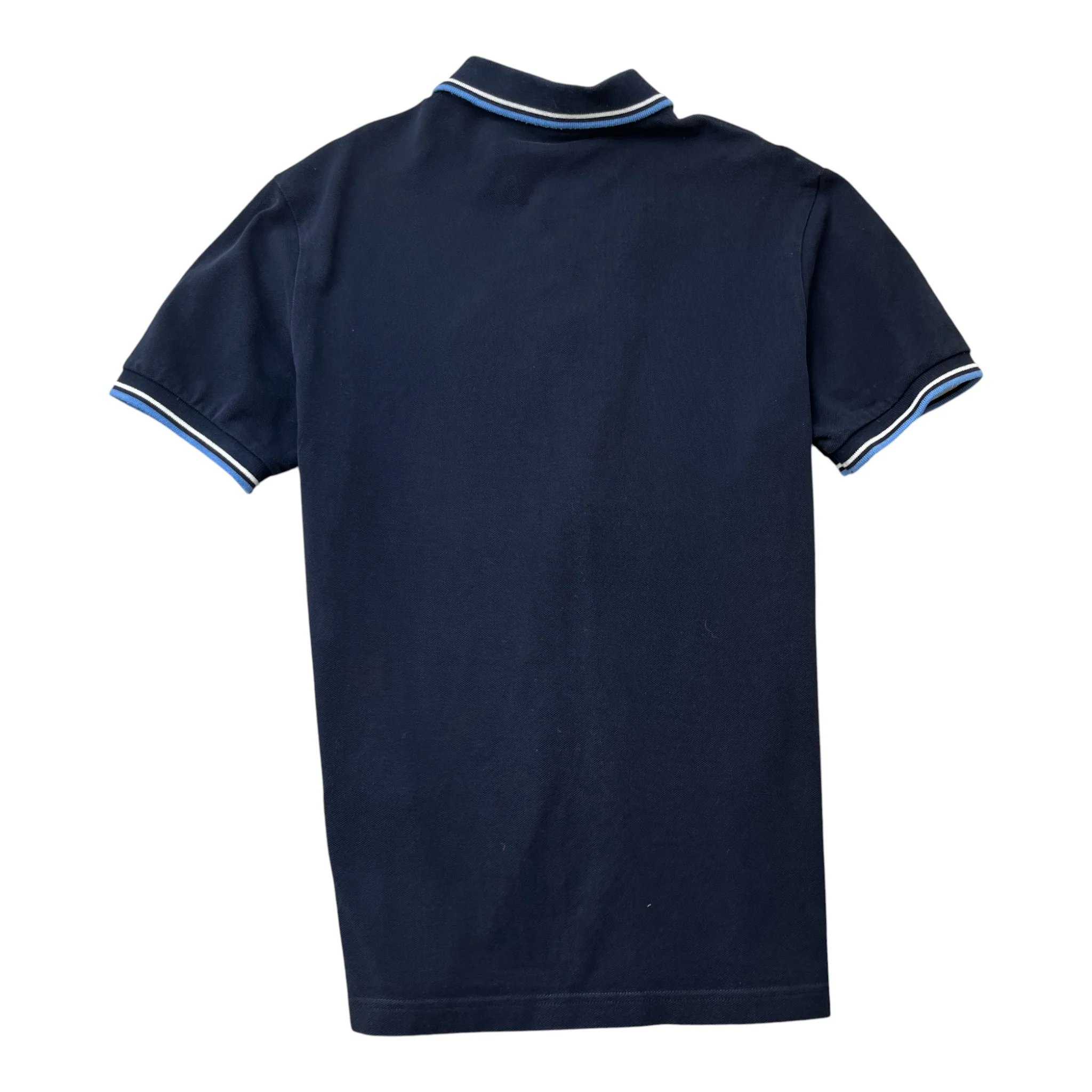 Men's Tab Logo Polo Shirt Navy Size L - Image 2