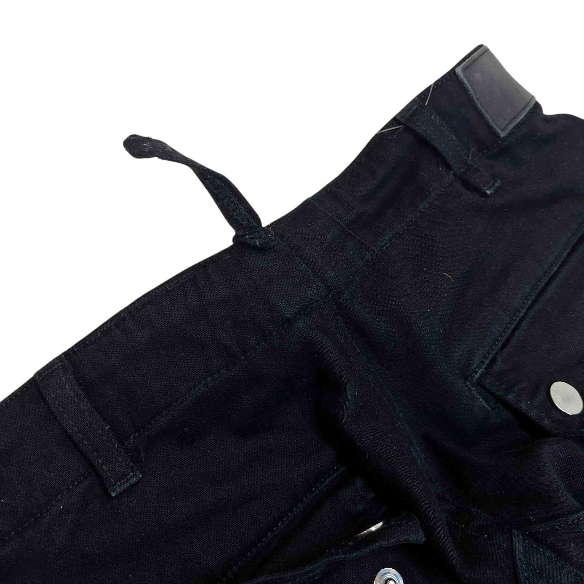 Men's Tactical Cargo Trousers Black Size Waist 33" - Image 12