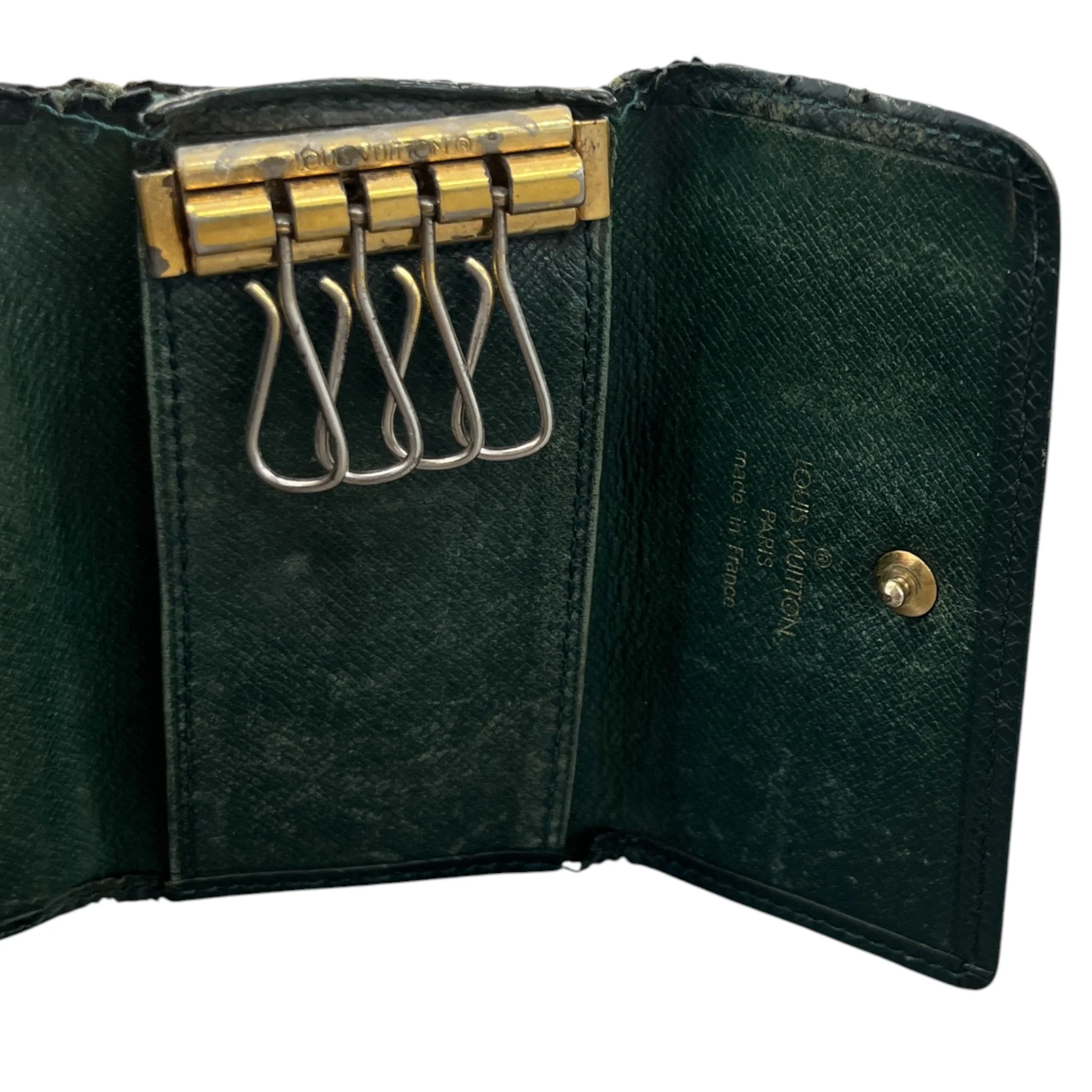Men's Taiga Key Case Card Holder Green - Image 10