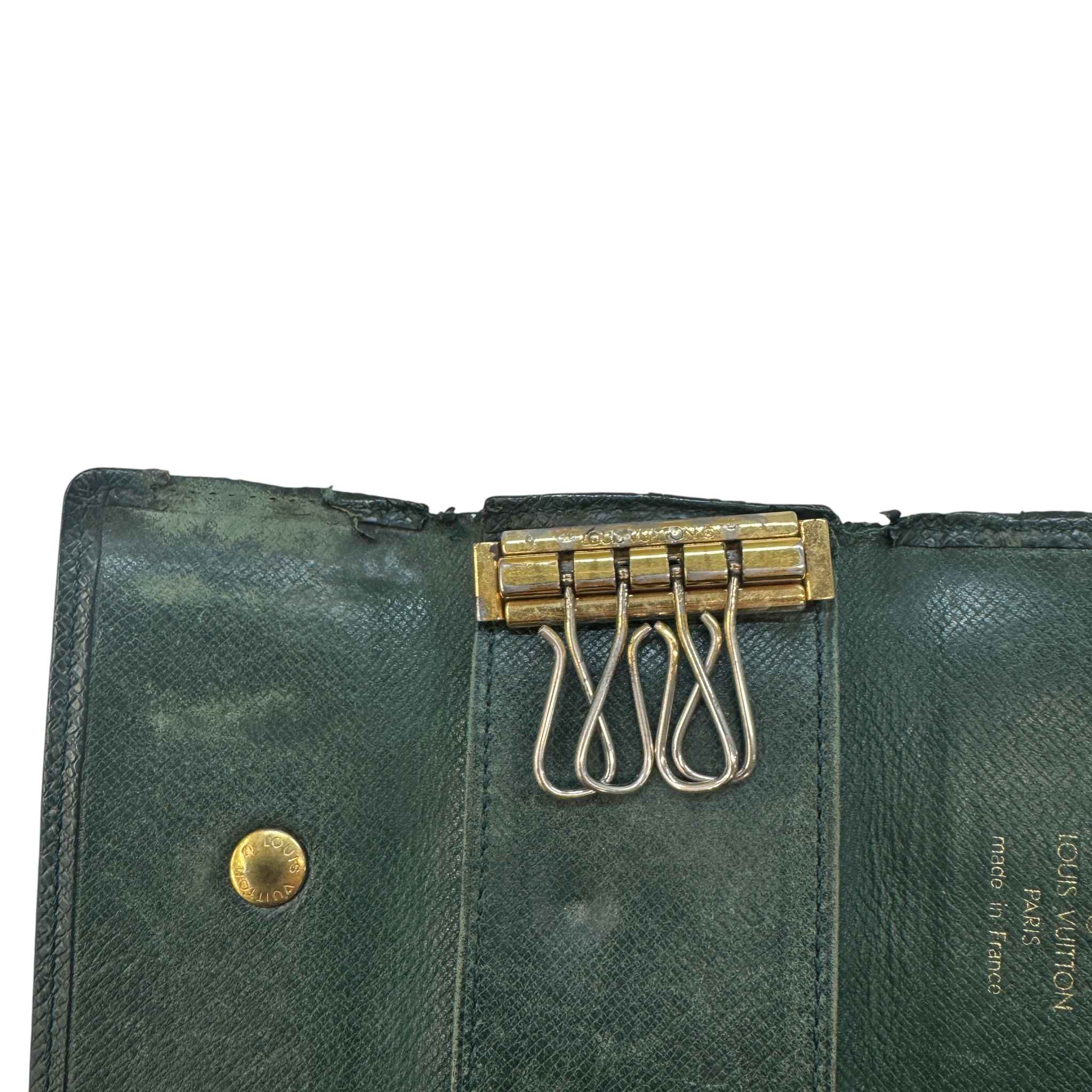 Men's Taiga Key Case Card Holder Green - Image 12