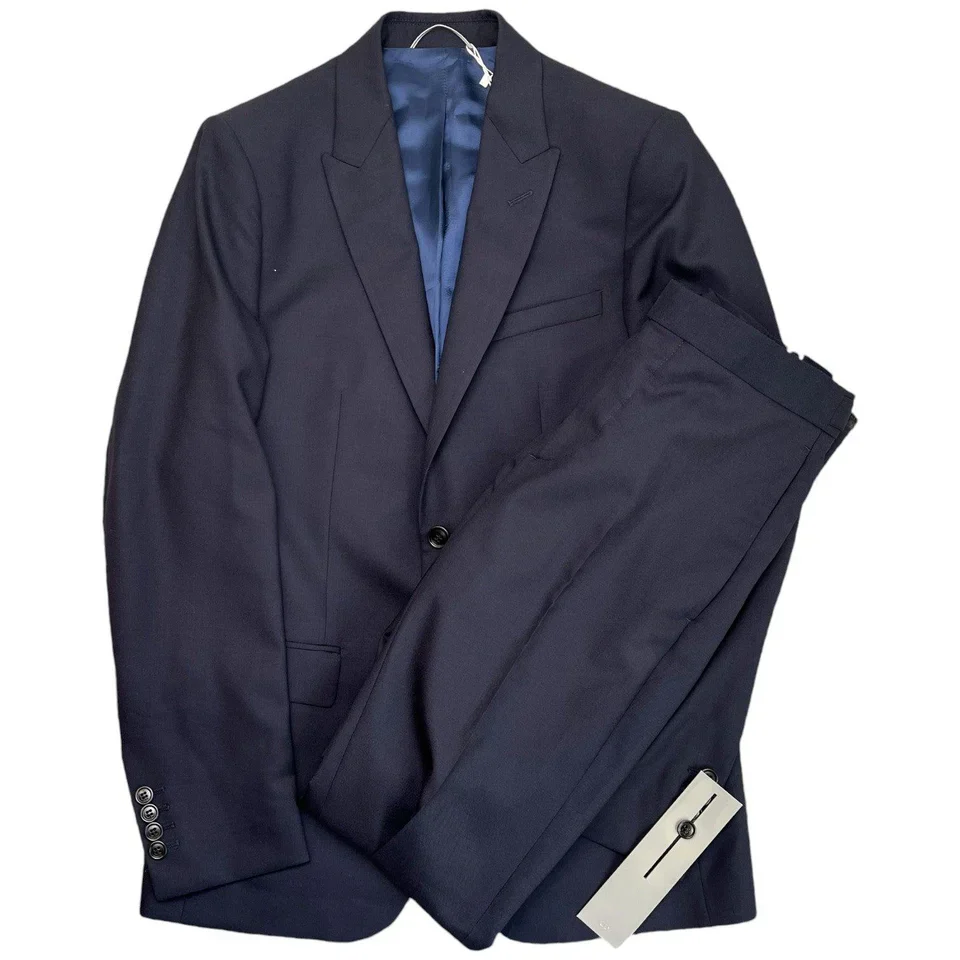 Men's Tailored Suit Navy Size 44R