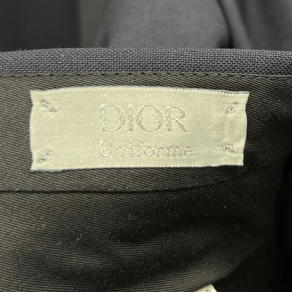 Men's Tailored Suit Navy Size 44R - Image 10