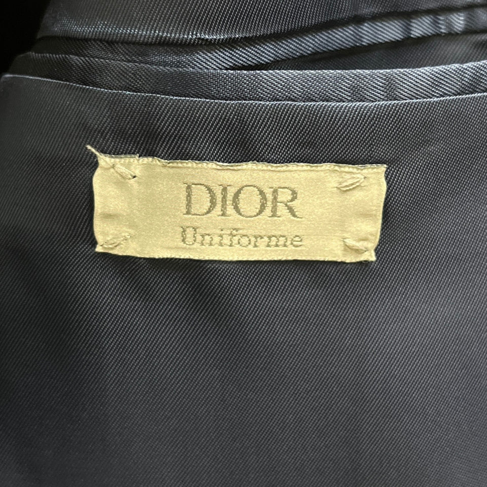 Men's Tailored Suit Navy Size 44R - Image 11