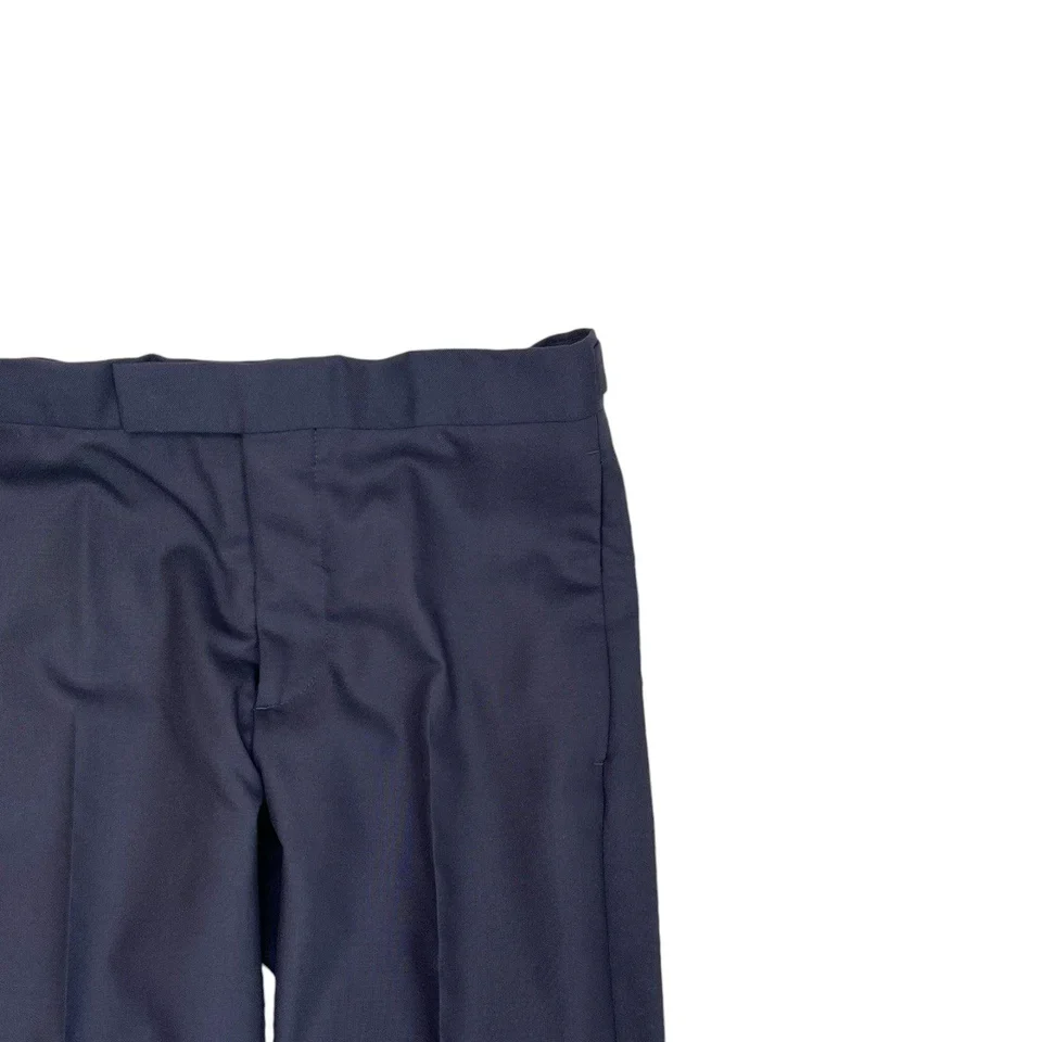 Men's Tailored Suit Navy Size 44R - Image 8