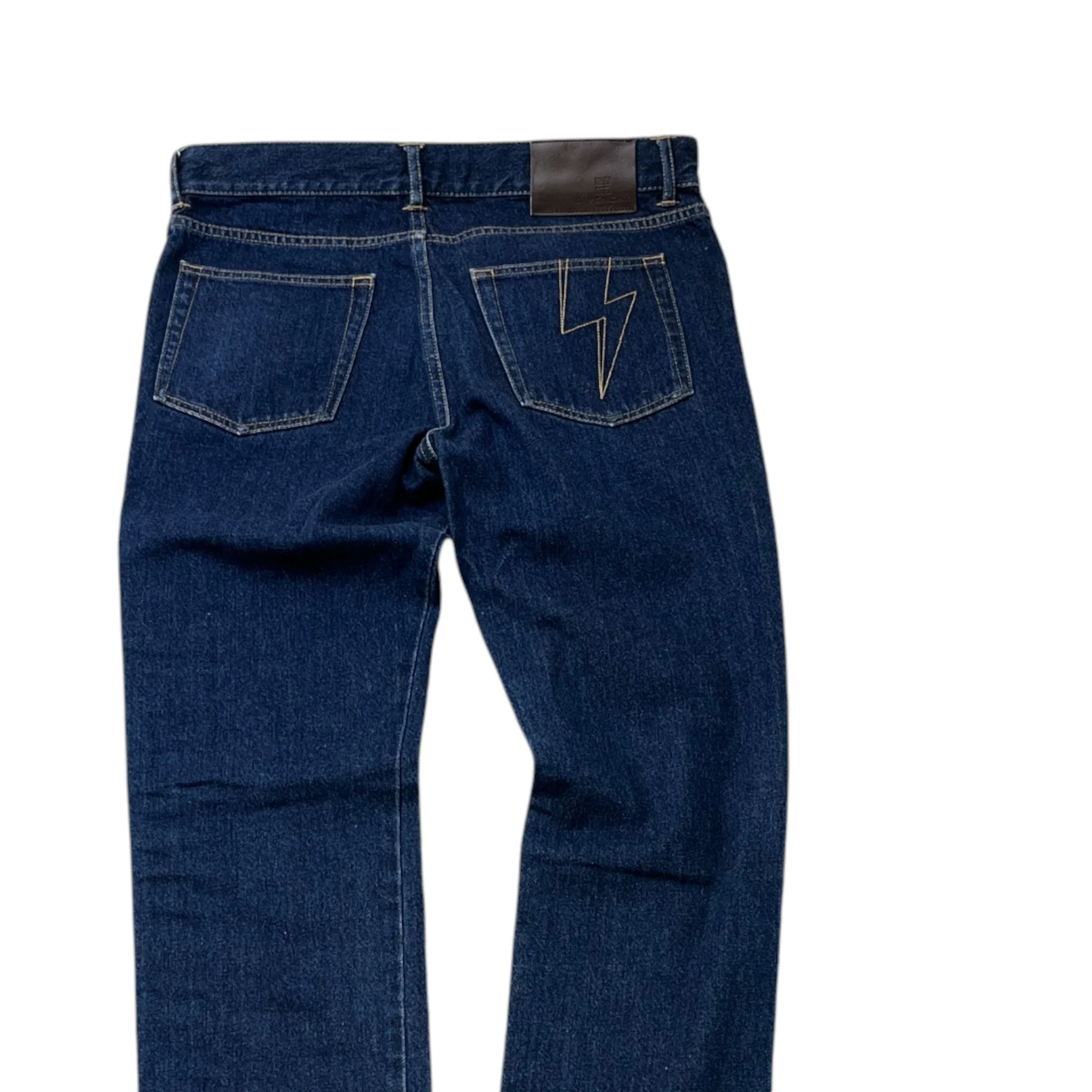 Men's Tape Logo Jeans Blue Size Waist 31" - Image 4