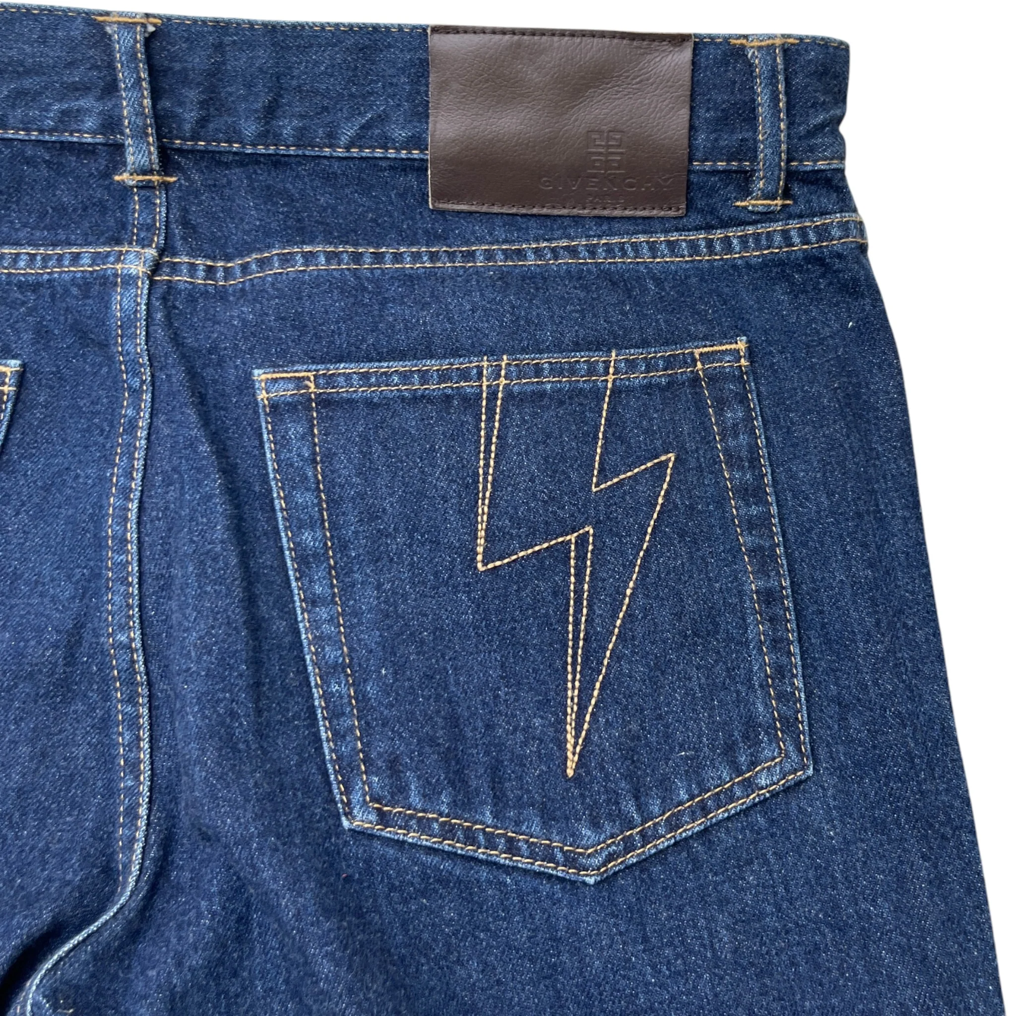 Men's Tape Logo Jeans Blue Size Waist 31" - Image 7