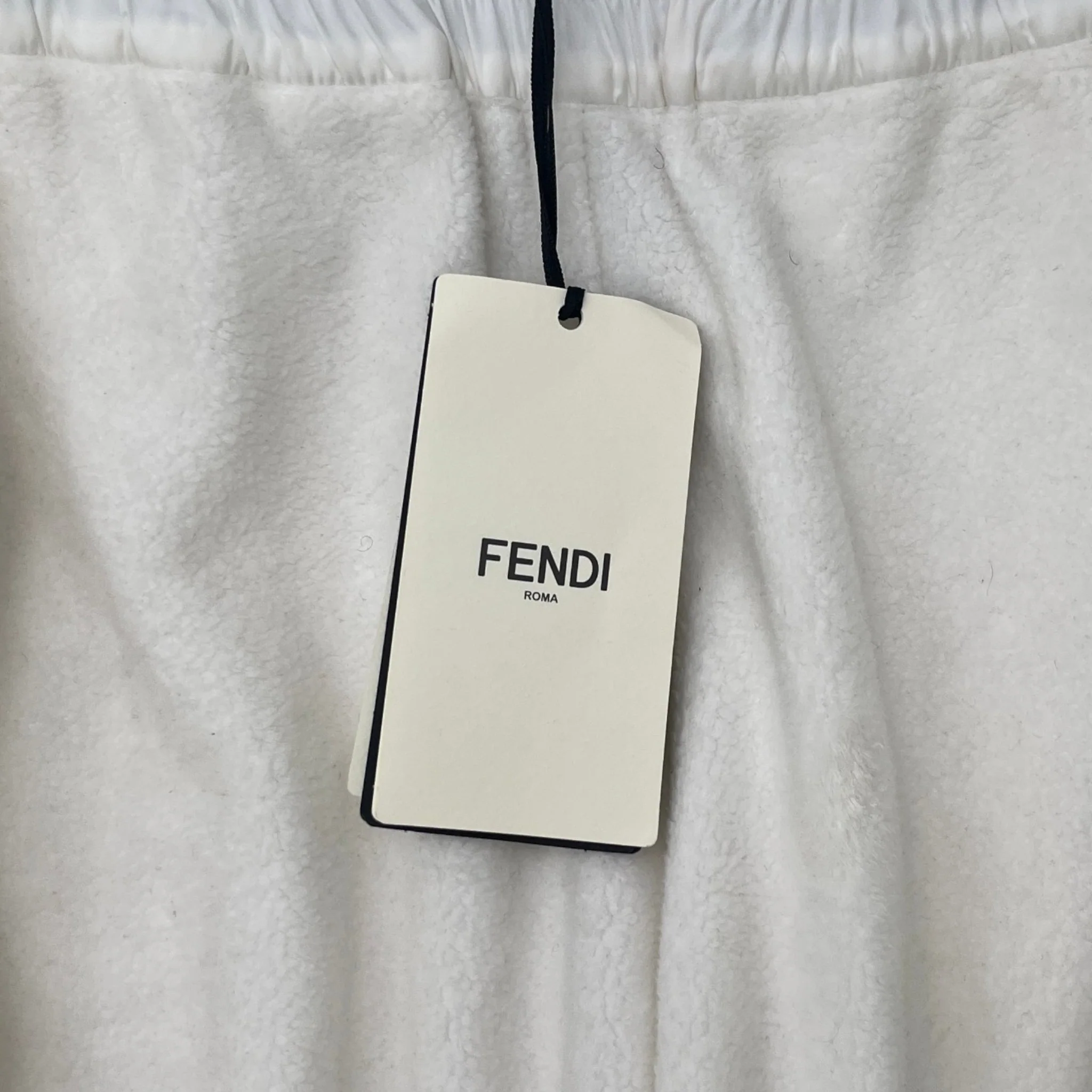 Men's Tape Logo Joggers White Size M - Image 7