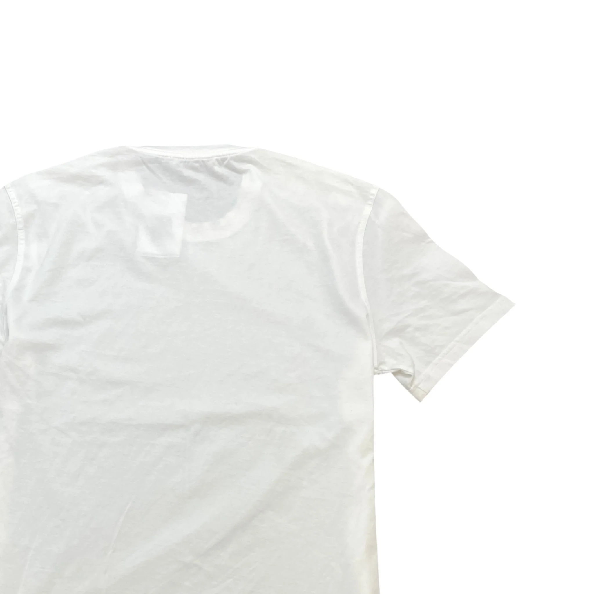Men's Tape Logo T-Shirt White Size M - Image 4